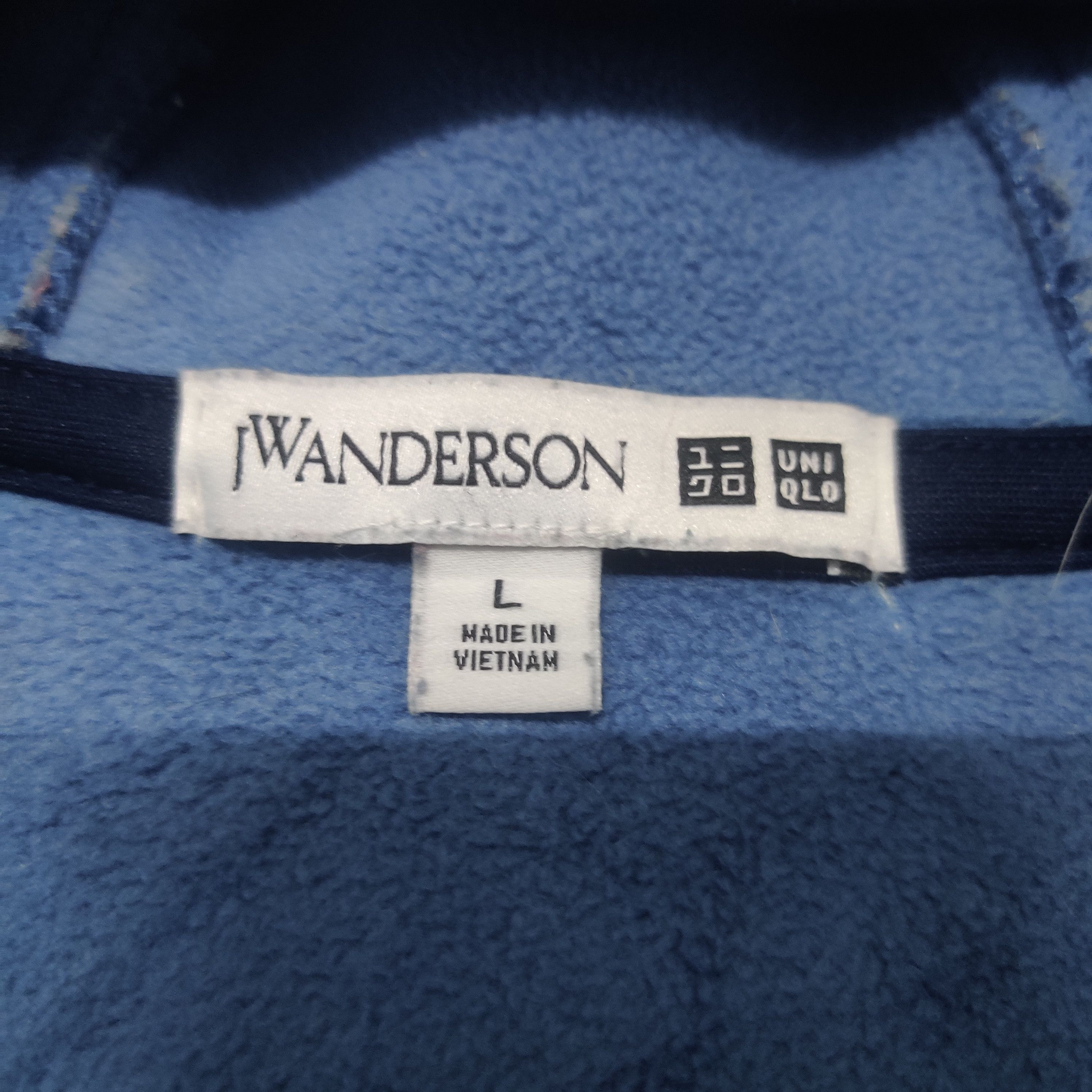 JW Anderson × Uniqlo J.W.Anderson Uniqlo Plaid Fleece Jacket Zip Up Size US L / EU 52-54 / 3 - 7 Thumbnail