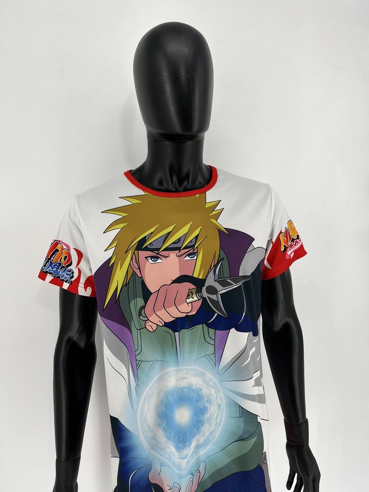 Anime Vintage Y2K Naruto Anime Manga Hall T-shirt 4 Hokage Size US XL / EU 56 / 4 - 3 Thumbnail