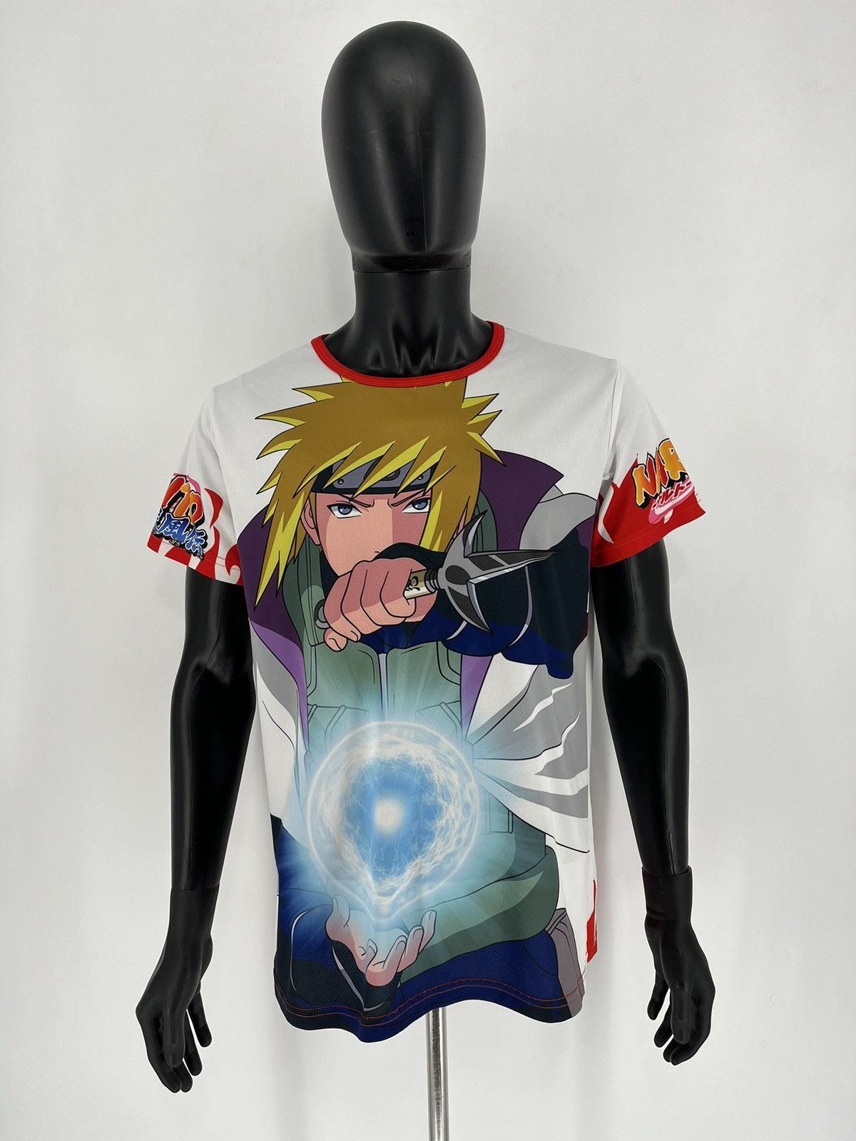 Anime Vintage Y2K Naruto Anime Manga Hall T-shirt 4 Hokage Size US XL / EU 56 / 4 - 2 Thumbnail