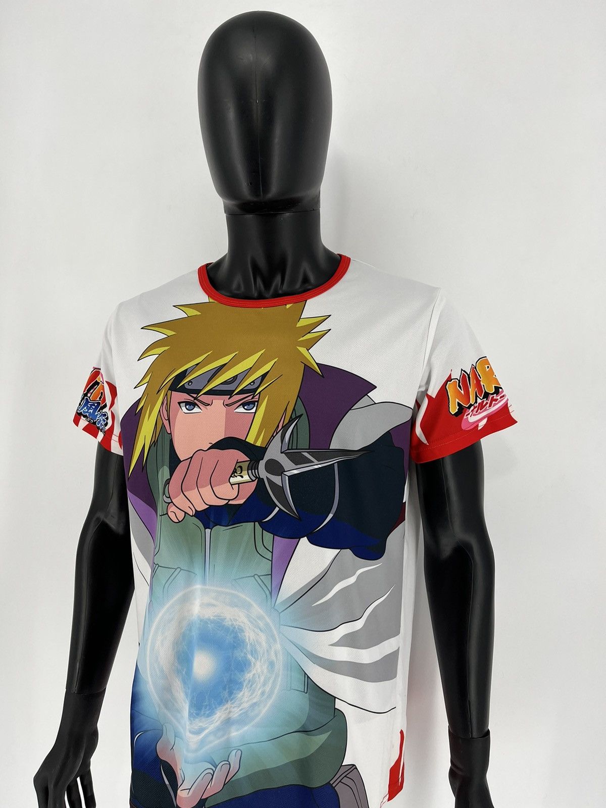 Anime Vintage Y2K Naruto Anime Manga Hall T-shirt 4 Hokage Size US XL / EU 56 / 4 - 4 Thumbnail