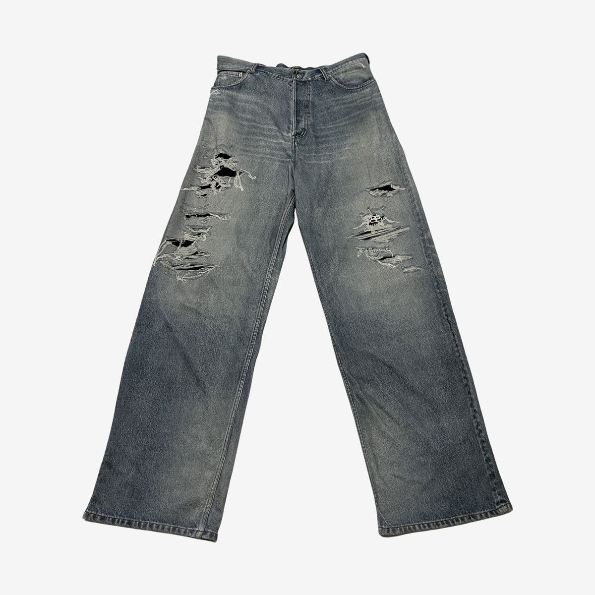 image of Balenciaga Trompe L'oeil Sweatpants Sz.s in Blue, Men's (Size 30)