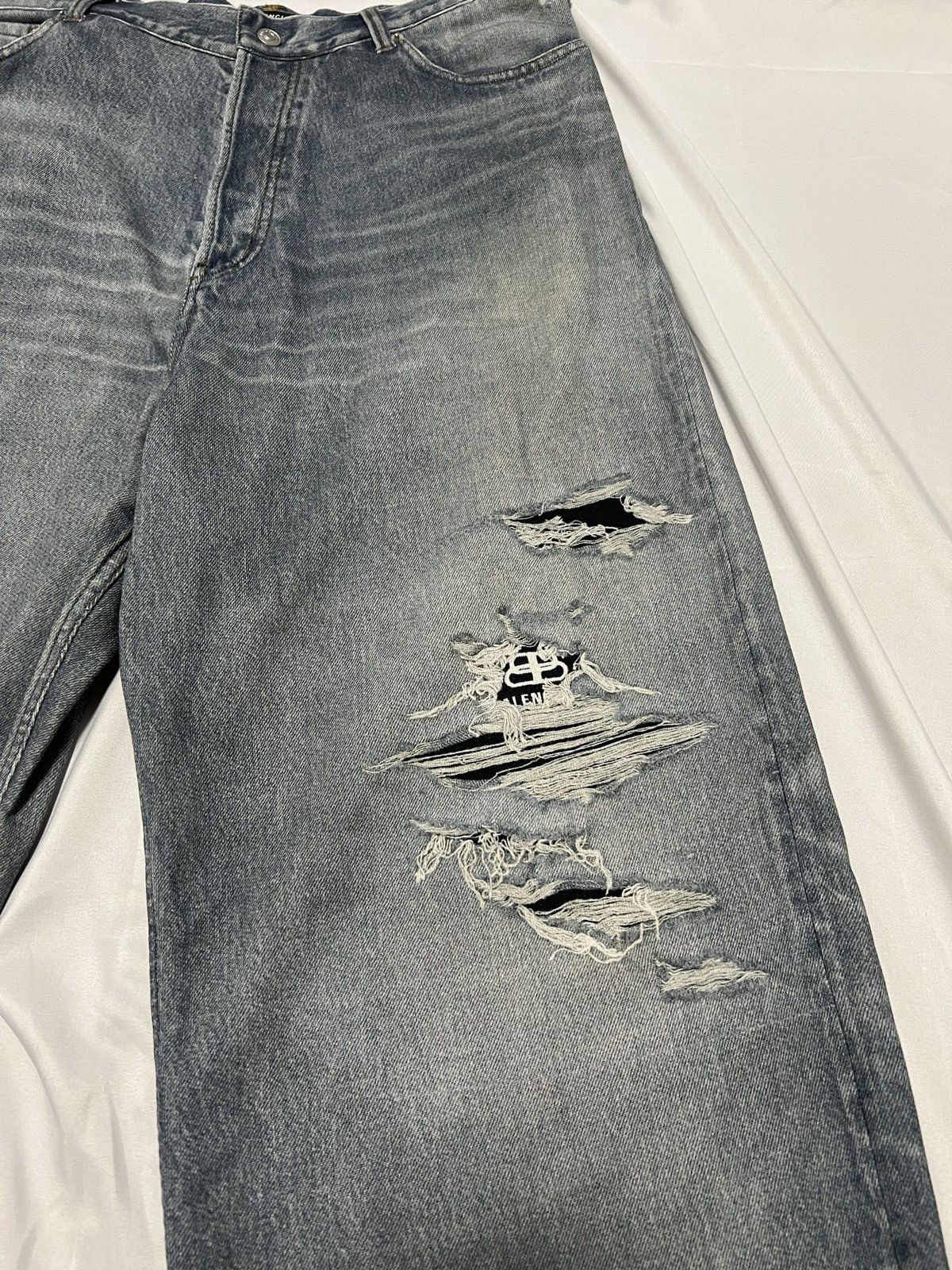 Balenciaga Balenciaga Trompe L'oeil Sweatpants SZ.M Size US 32 / EU 48 - 3 Thumbnail