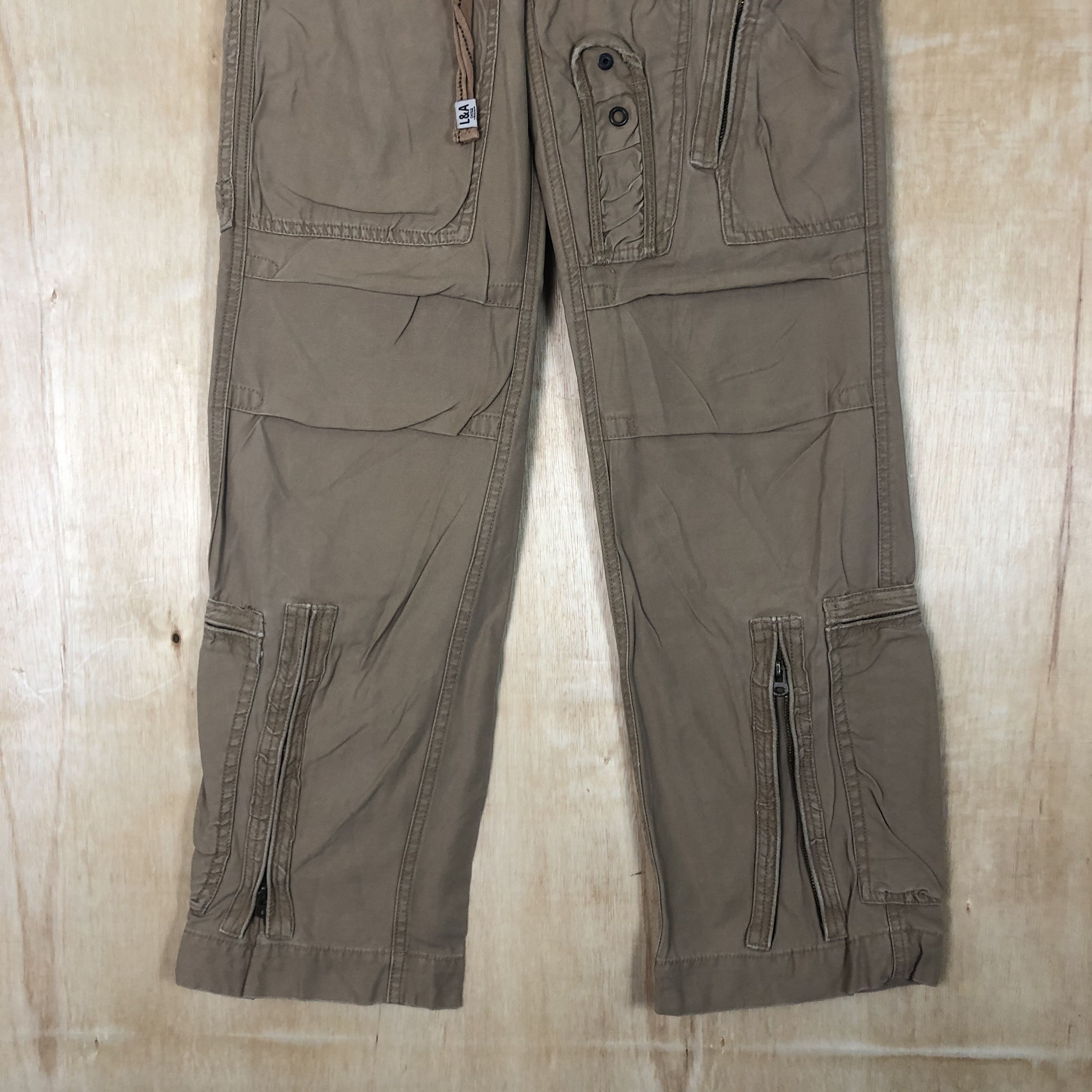 Japanese Brand DLL leisure utility cargo pants like ralph lauren #c013 Size US 28 / EU 44 - 2 Thumbnail