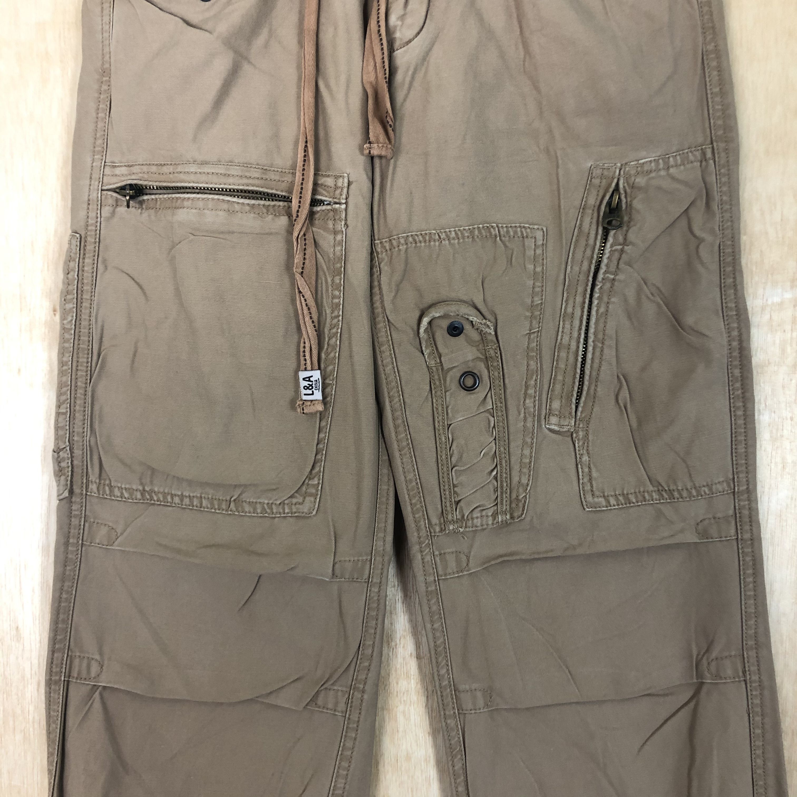 Japanese Brand DLL leisure utility cargo pants like ralph lauren #c013 Size US 28 / EU 44 - 7 Thumbnail
