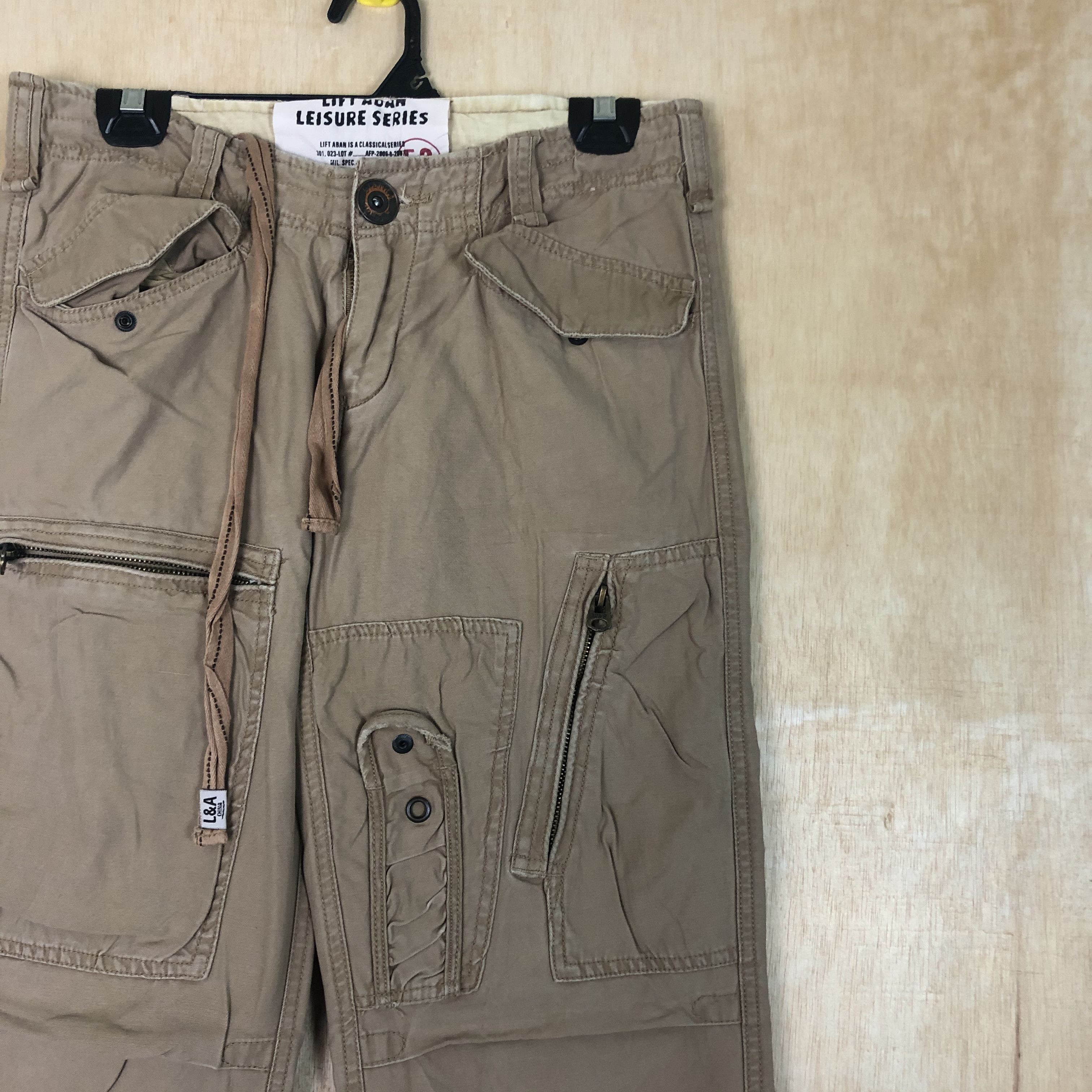 Japanese Brand DLL leisure utility cargo pants like ralph lauren #c013 Size US 28 / EU 44 - 3 Thumbnail