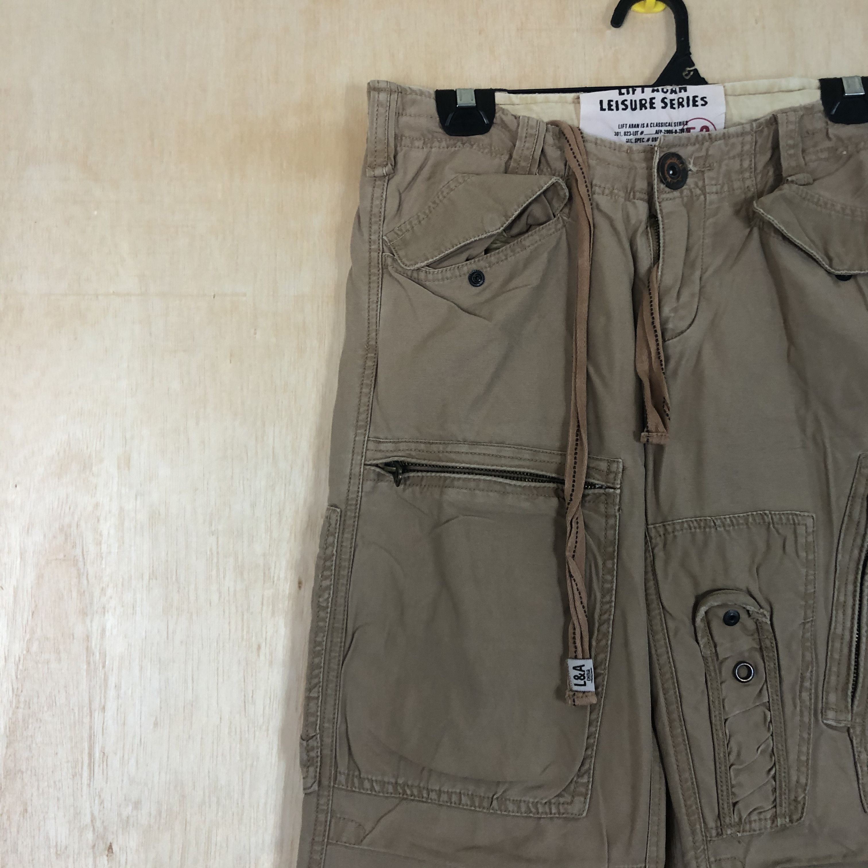 Japanese Brand DLL leisure utility cargo pants like ralph lauren #c013 Size US 28 / EU 44 - 4 Thumbnail