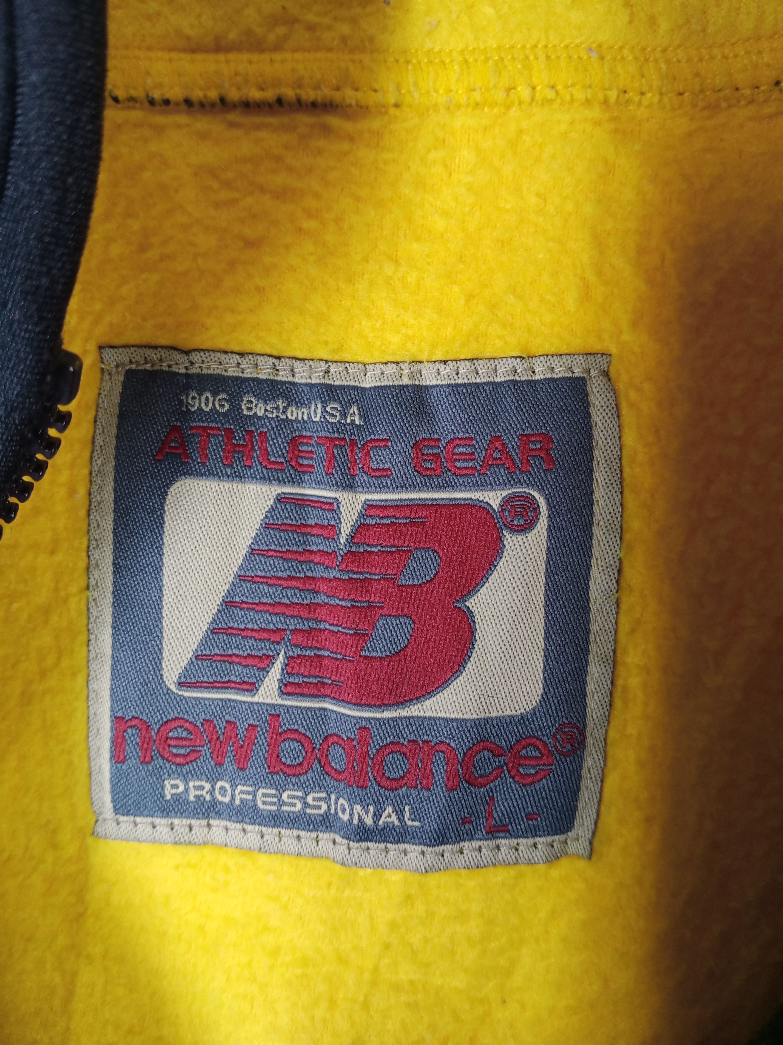 New Balance Vintage New Balance Small Logo Half Zipper Fleece Size US L / EU 52-54 / 3 - 5 Thumbnail
