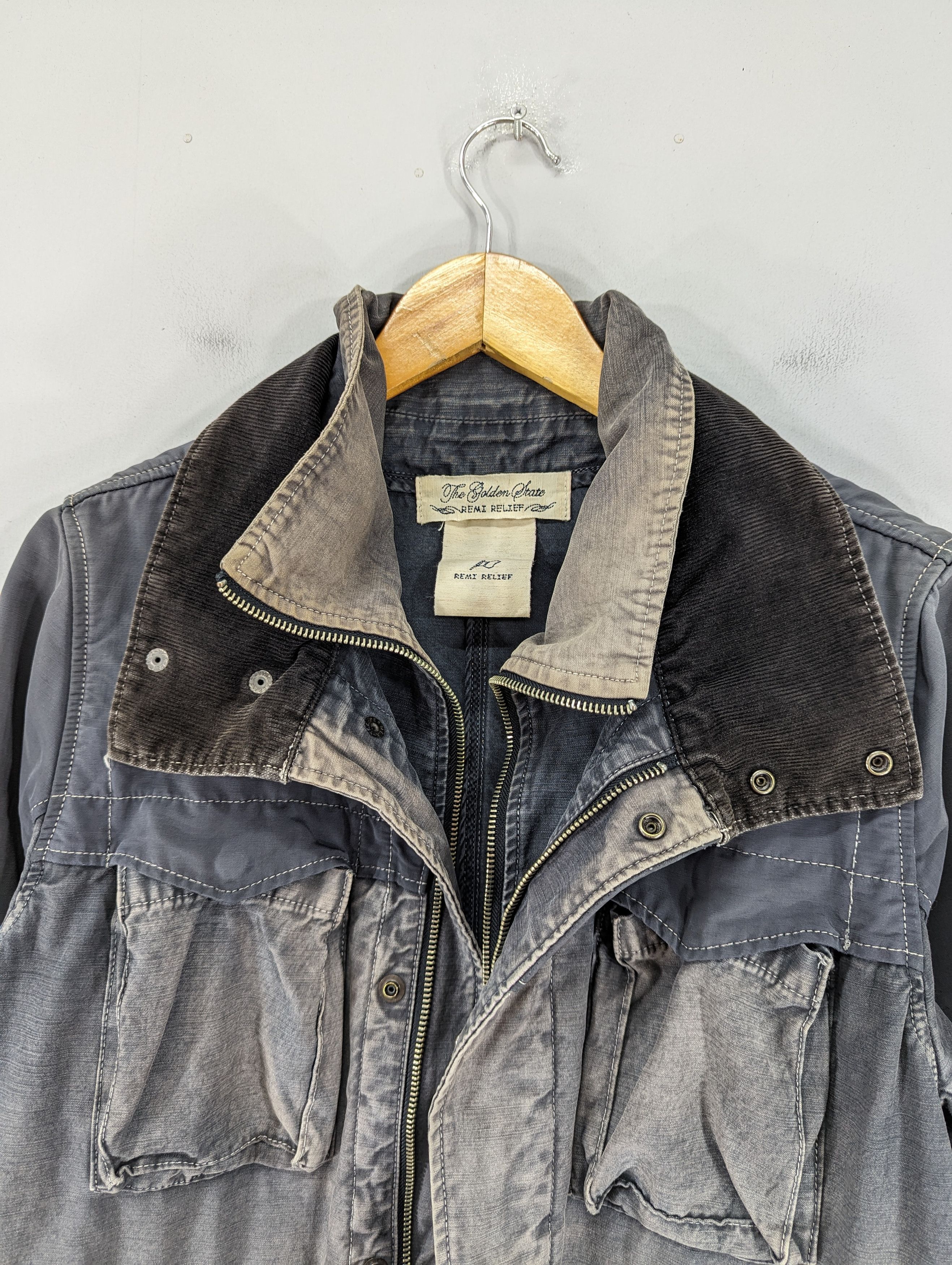 Remi Relief 🔥RARE🔥Remi Relief Multipocket Distressed Jacket Size US M / EU 48-50 / 2 - 14 Thumbnail