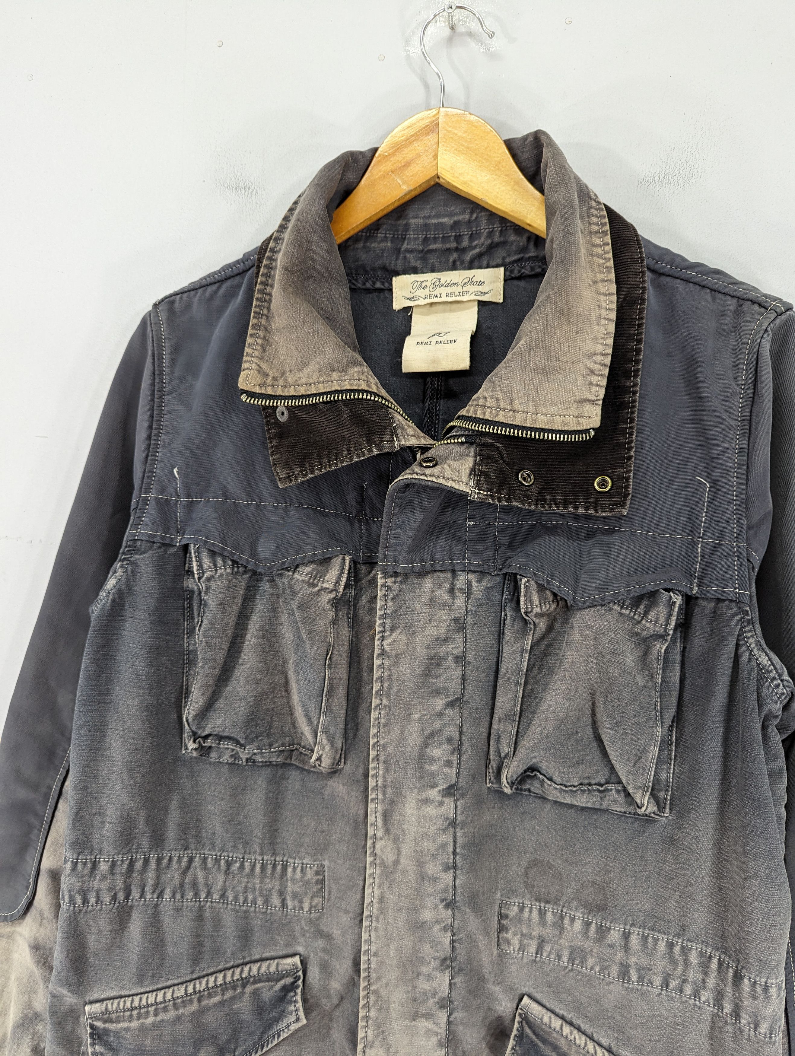 Remi Relief 🔥RARE🔥Remi Relief Multipocket Distressed Jacket Size US M / EU 48-50 / 2 - 15 Thumbnail