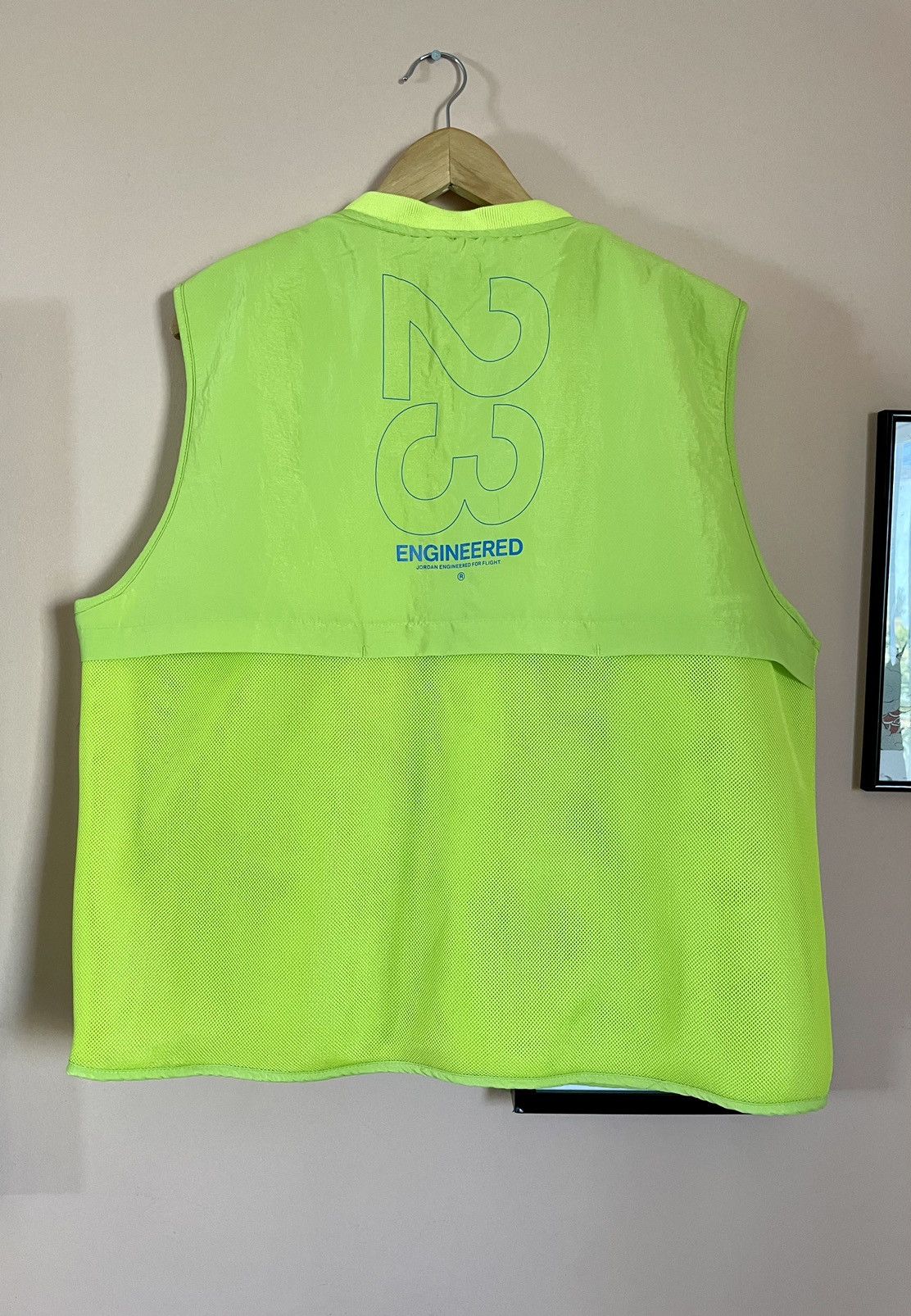 Jordan Brand Air Jordan 23 Engineered LimeGreen Life jacket utility vest Size US L / EU 52-54 / 3 - 2 Thumbnail
