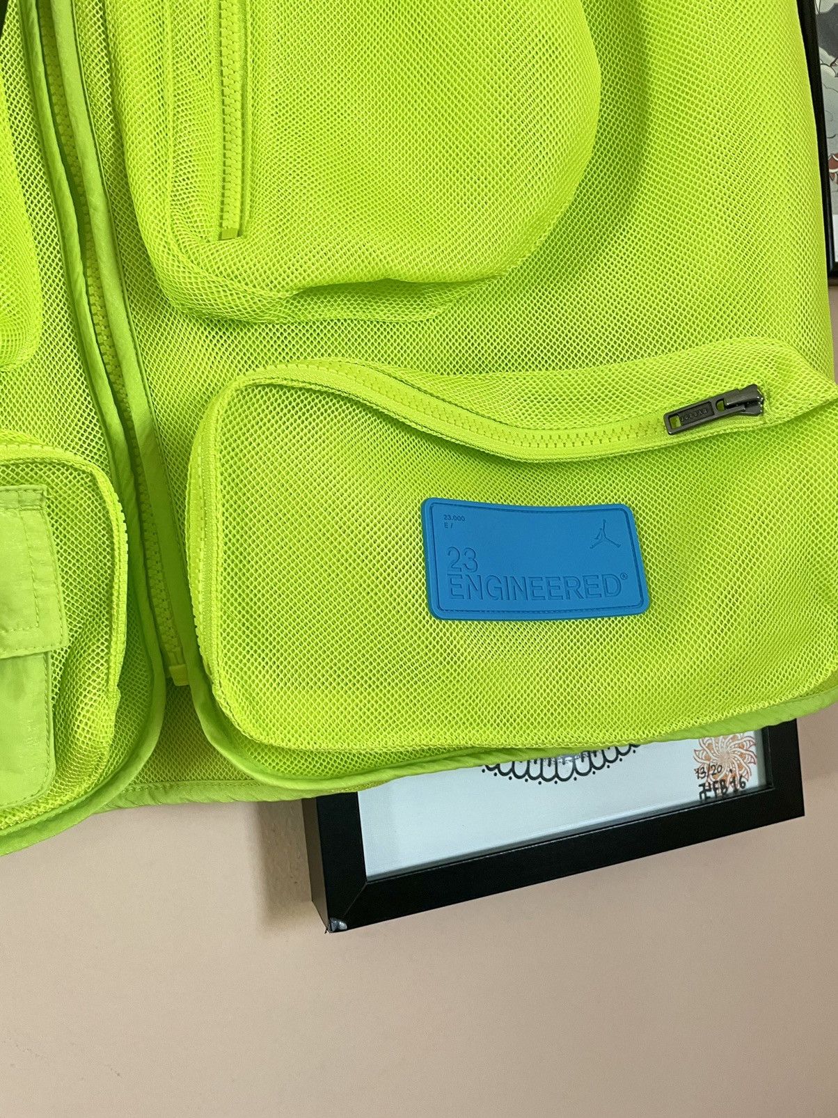 Jordan Brand Air Jordan 23 Engineered LimeGreen Life jacket utility vest Size US L / EU 52-54 / 3 - 4 Thumbnail