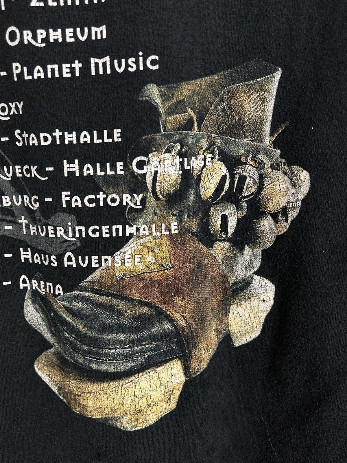 Band Tees 00s Vintage In Extremo 2003 Tour Faded T-Shirt In Black Size US M / EU 48-50 / 2 - 8 Thumbnail