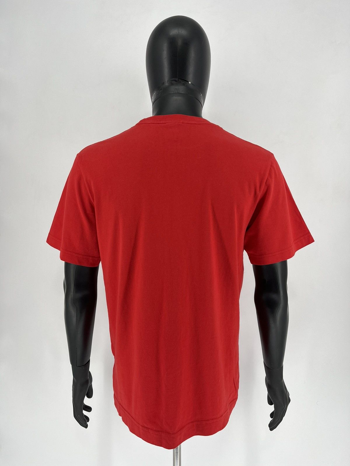 Nike × Vintage Vintage Y2K Nike Big Swoosh RED T-Shirt Size US M / EU 48-50 / 2 - 8 Thumbnail