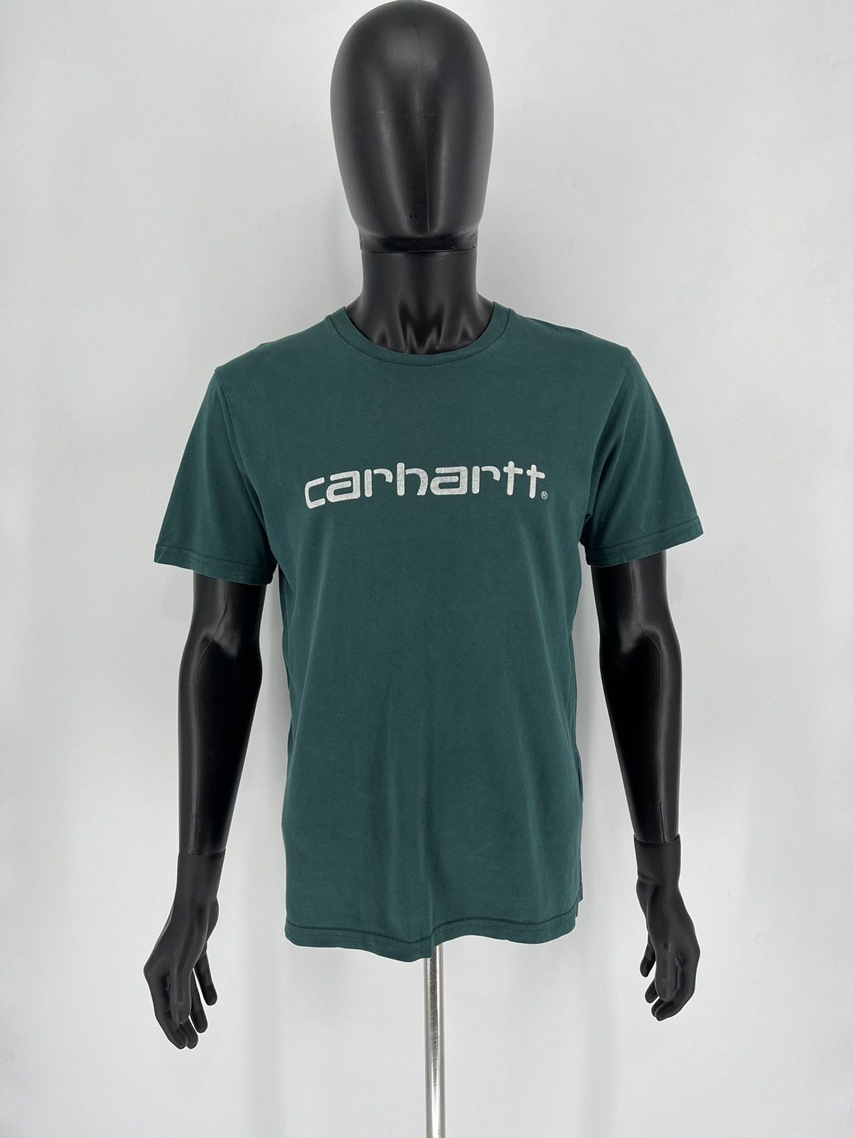 Carhartt TRASHED Carhartt Centr Big Logo Vintage Y2K Style Shirt Size US M / EU 48-50 / 2 - 3 Thumbnail