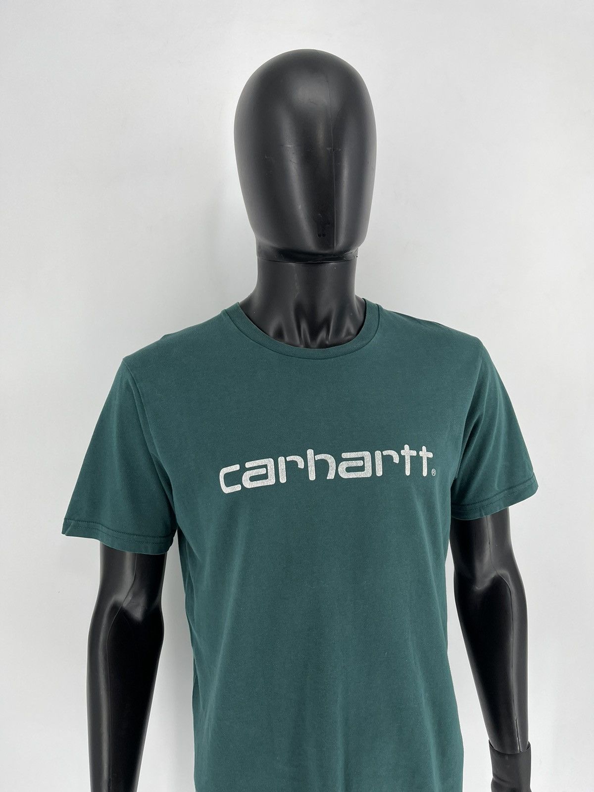 Carhartt TRASHED Carhartt Centr Big Logo Vintage Y2K Style Shirt Size US M / EU 48-50 / 2 - 4 Thumbnail