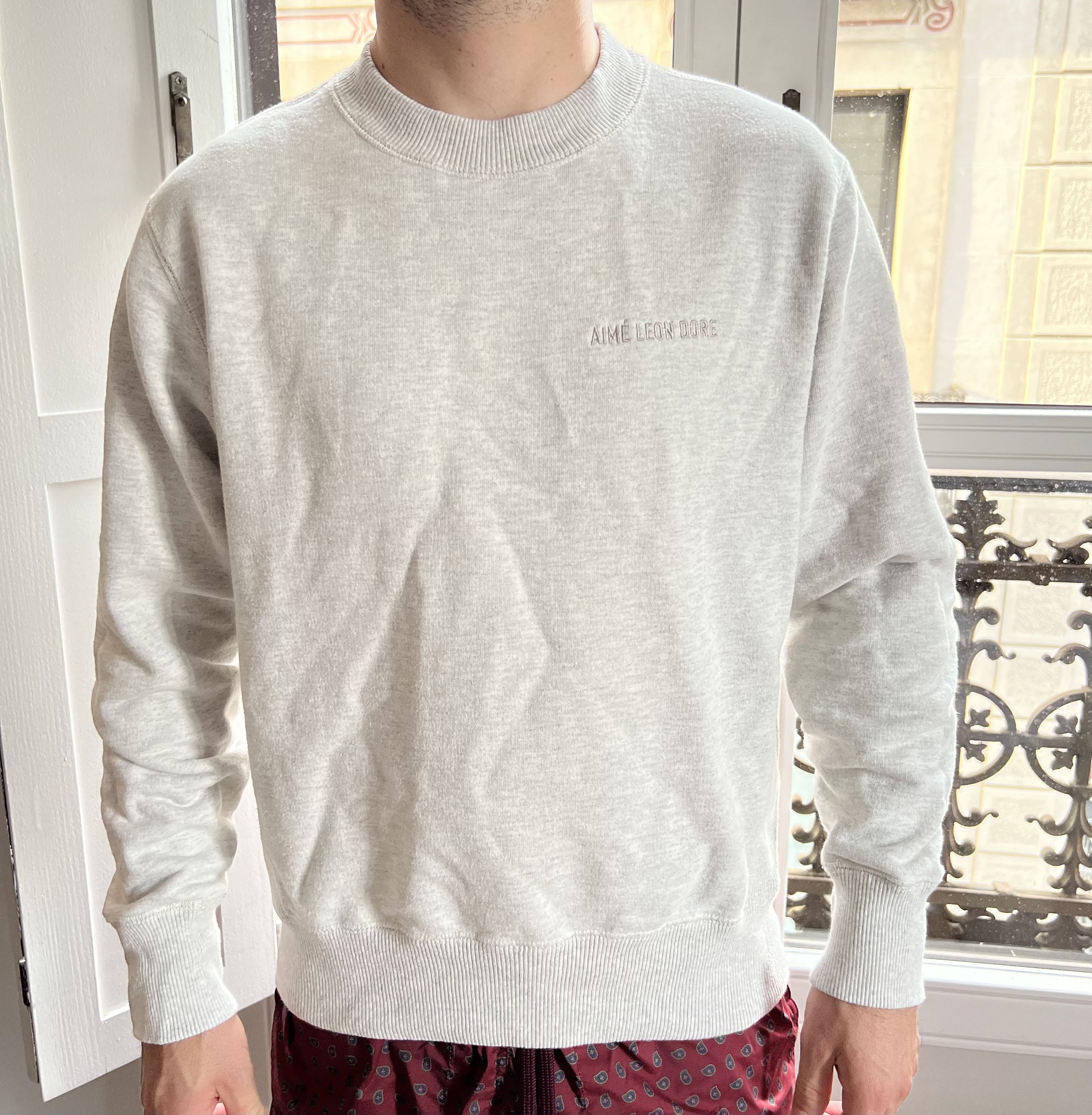 Aime Leon Dore Tonal Logo Crewneck Sweatshirt | Grailed