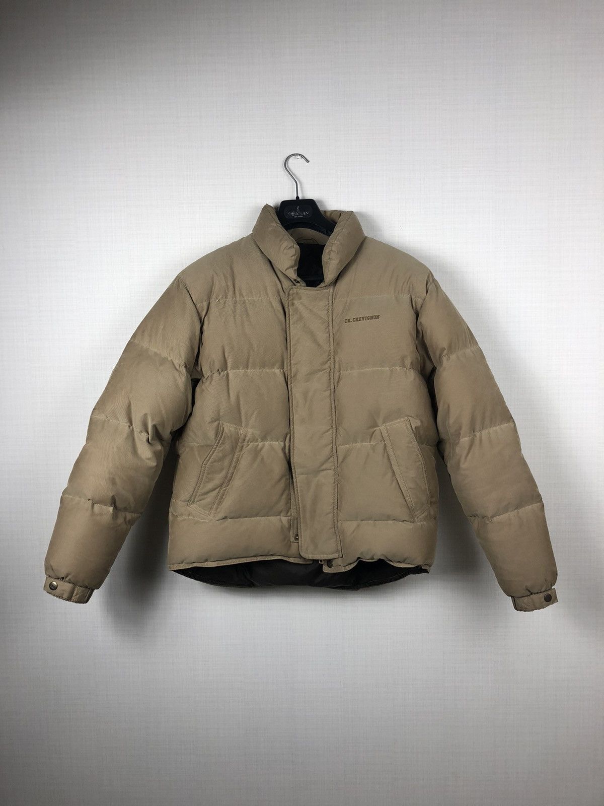 image of St. Chevignon Down Jacket Puffer Padded Coat Kayenne Unixes in Brown, Men's (Size Small)