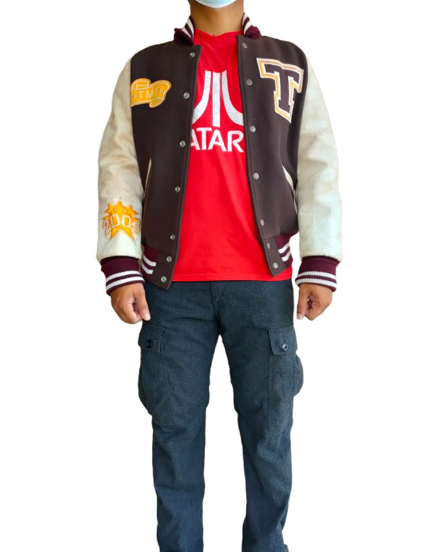 TMT 🔥VTG T.M.T JAPAN VARSITY JACKETS WOOL/LEATHER Size US M / EU 48-50 / 2 - 1 Thumbnail