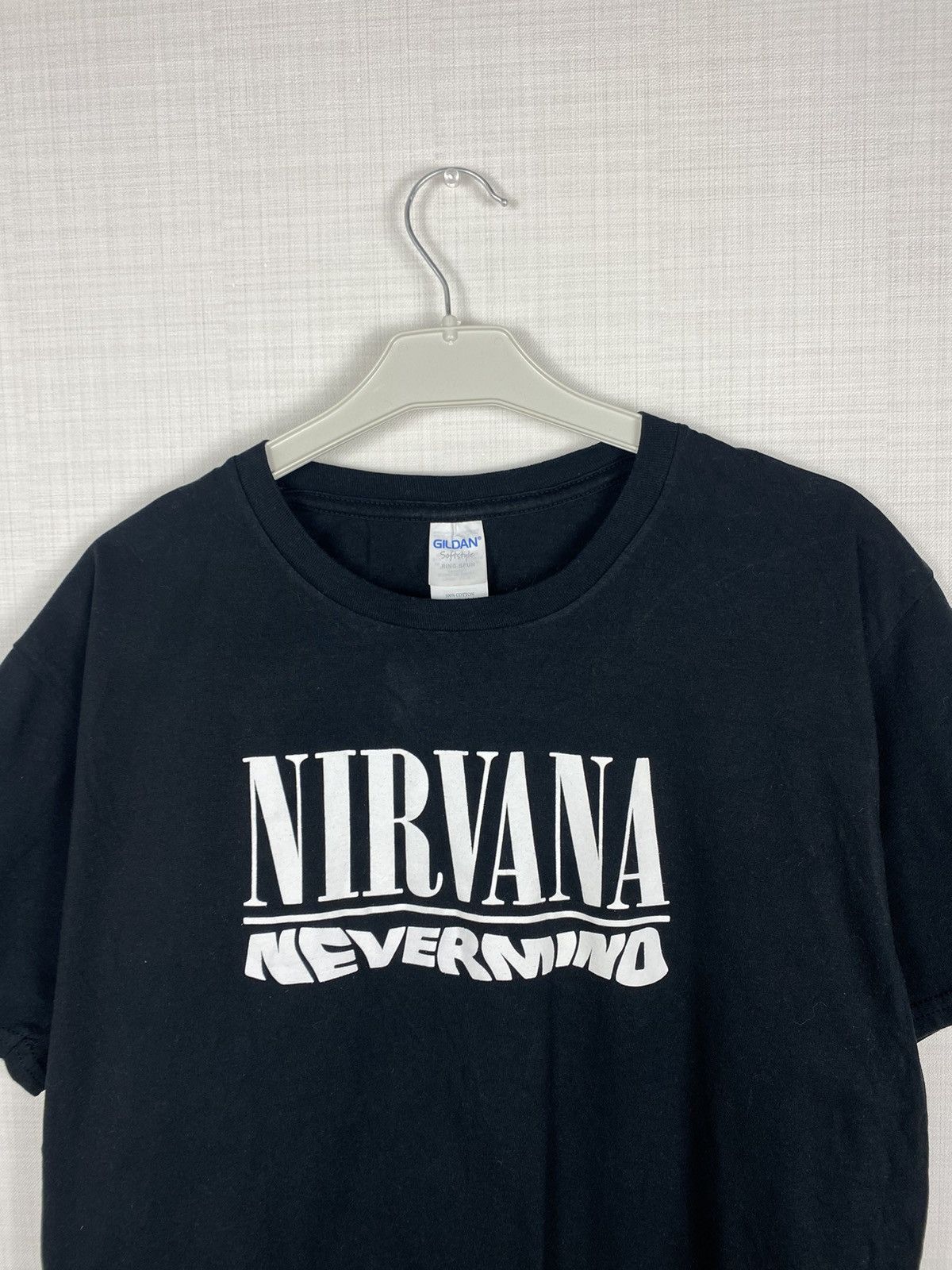 Nirvana × Vintage Nirvana Nevermind vintage t shirt printed tee logo promo Size US L / EU 52-54 / 3 - 3 Thumbnail