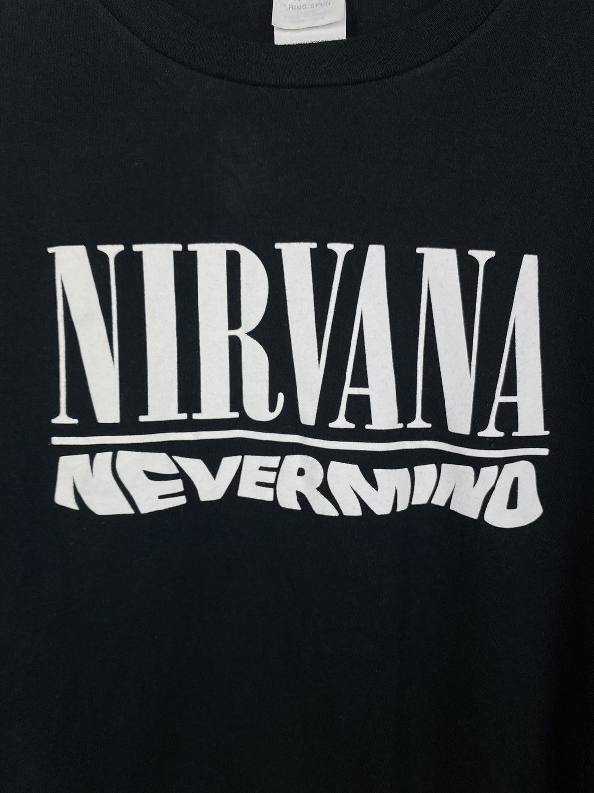 Nirvana × Vintage Nirvana Nevermind vintage t shirt printed tee logo promo Size US L / EU 52-54 / 3 - 4 Thumbnail