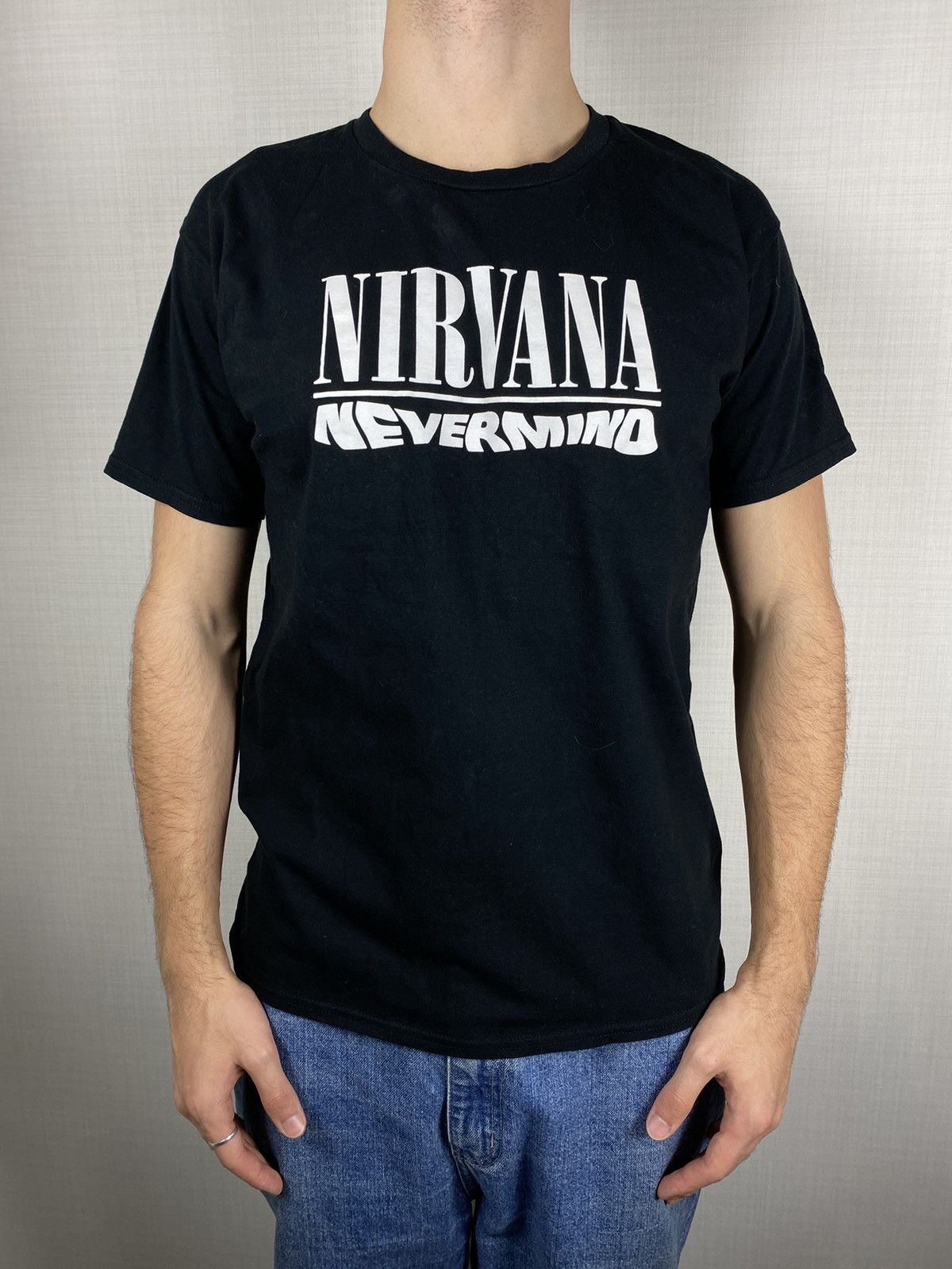 Nirvana × Vintage Nirvana Nevermind vintage t shirt printed tee logo promo Size US L / EU 52-54 / 3 - 1 Thumbnail