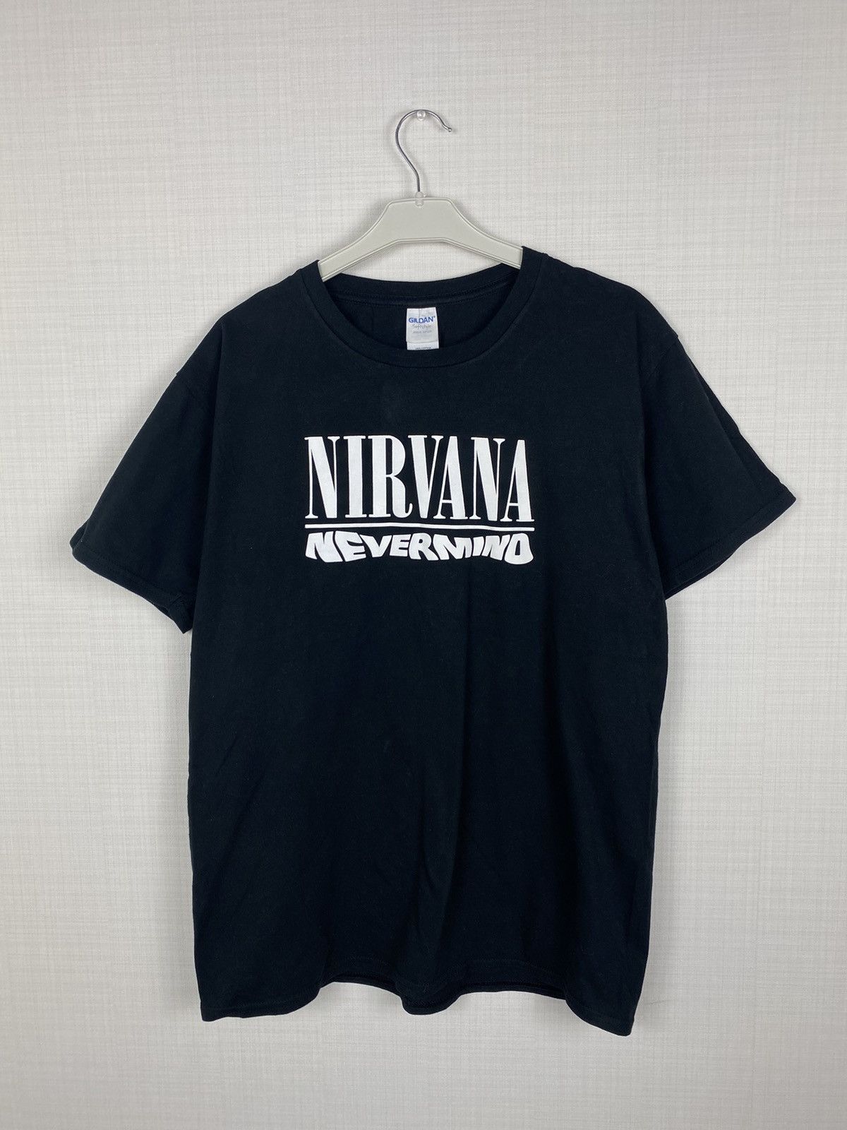 Nirvana × Vintage Nirvana Nevermind vintage t shirt printed tee logo promo Size US L / EU 52-54 / 3 - 2 Thumbnail