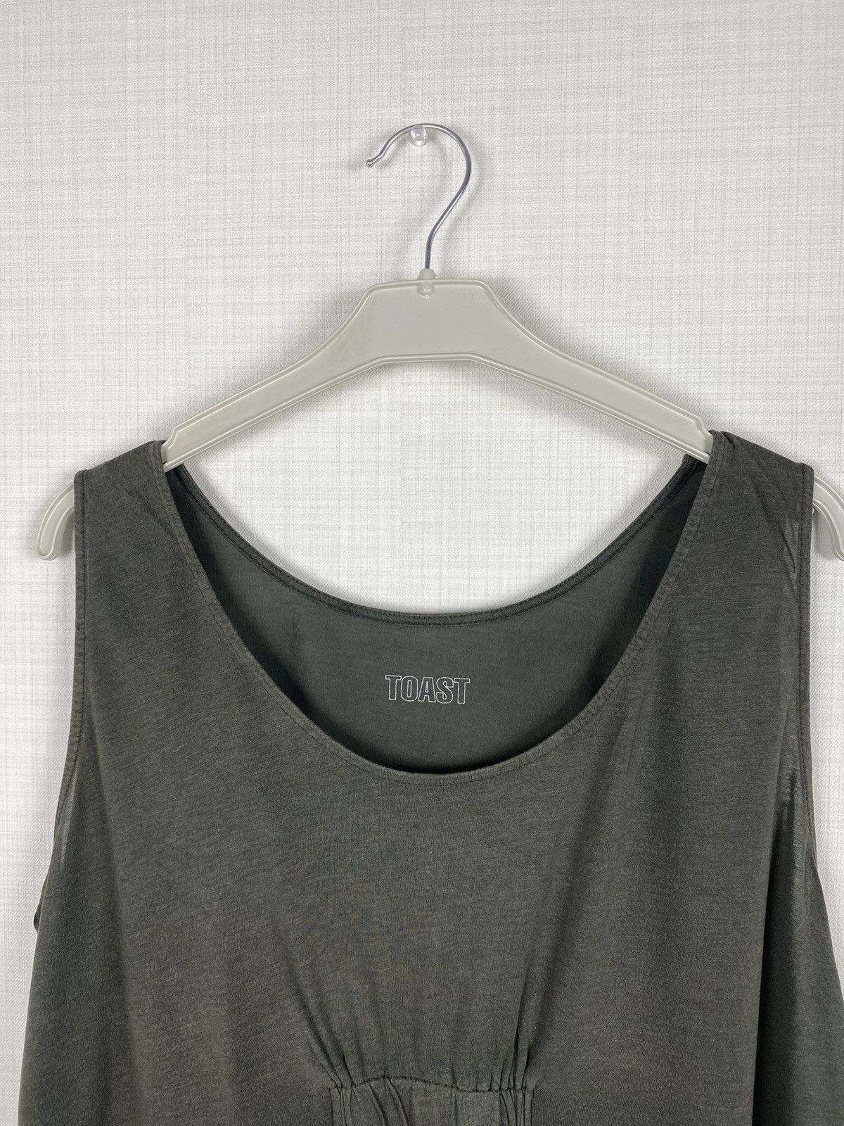Other Toast t Shirt Blouse Tank Top Green Pleated Ringer Size L / US 10 / IT 46 - 3 Thumbnail