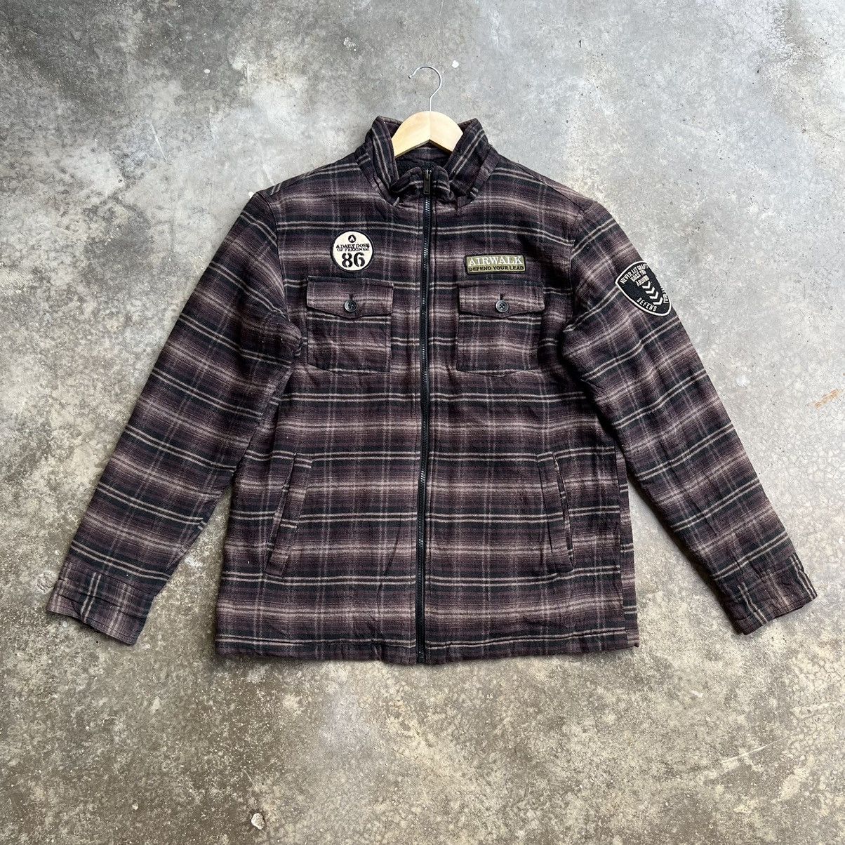 Vintage Airwalk Plaid Jacket Zip Up