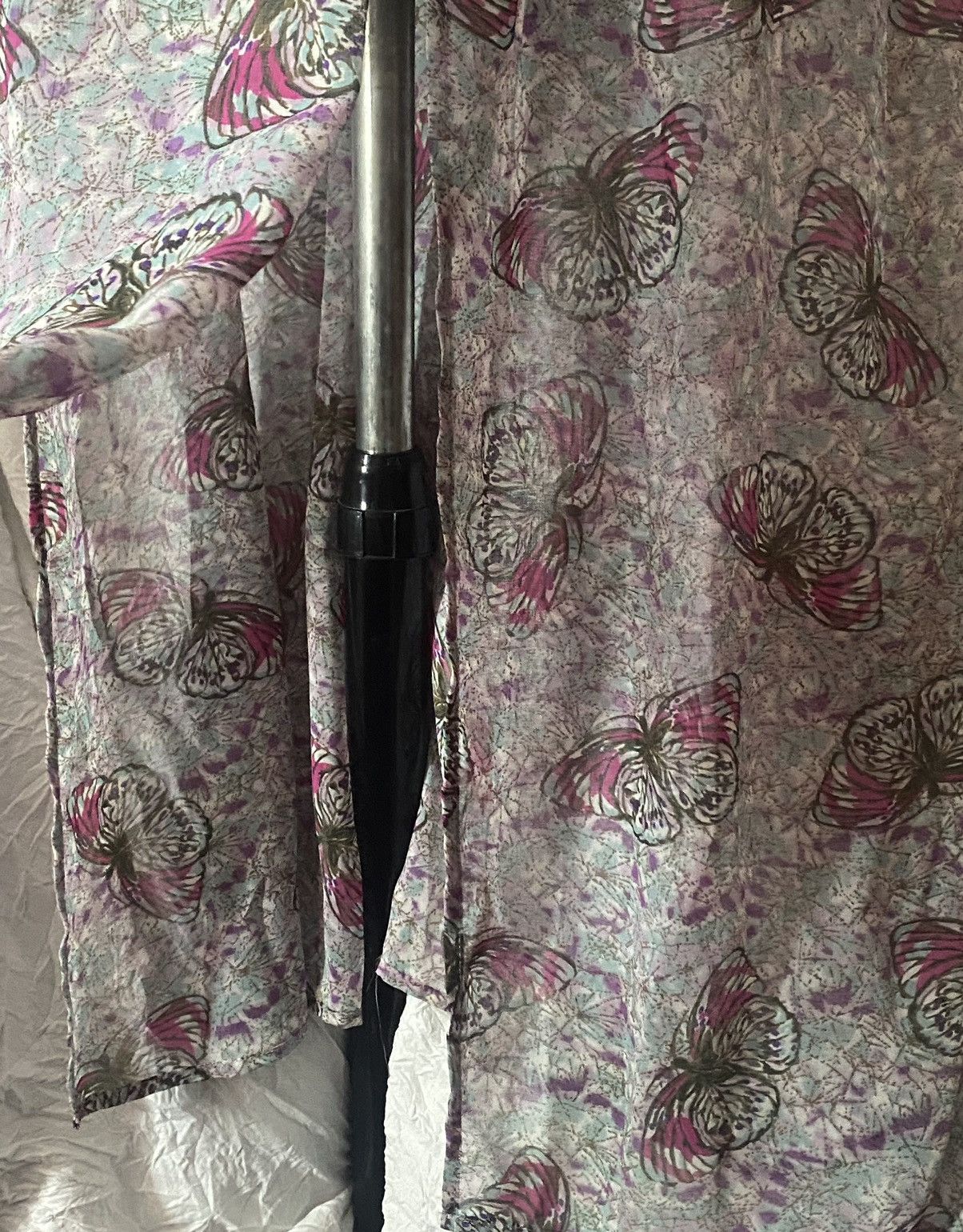 Nordstrom Kate & Mallory, Sheer, Butterfly Print, Duster/Maxi Dress Size S / US 4 / IT 40 - 13 Thumbnail