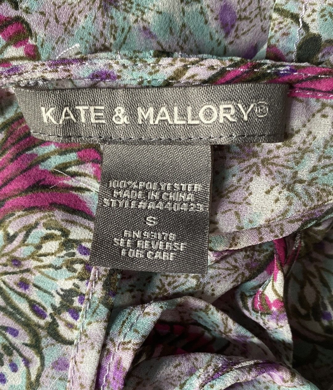 Nordstrom Kate & Mallory, Sheer, Butterfly Print, Duster/Maxi Dress Size S / US 4 / IT 40 - 6 Thumbnail