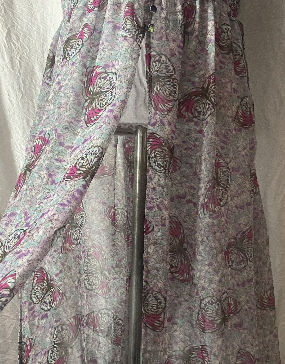 Nordstrom Kate & Mallory, Sheer, Butterfly Print, Duster/Maxi Dress Size S / US 4 / IT 40 - 12 Thumbnail
