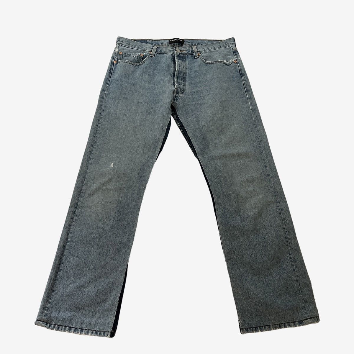 Balenciaga *RARE* Balenciaga Bicolor Denim SZ.M Size US 32 / EU 48 - 2 Thumbnail