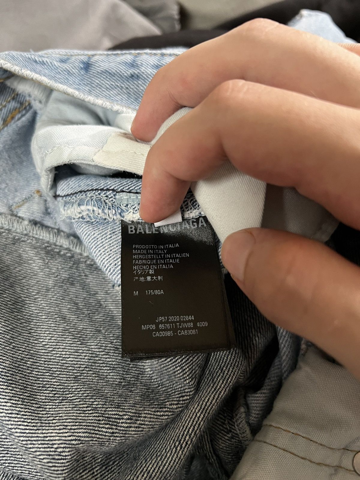 Balenciaga *RARE* Balenciaga Bicolor Denim SZ.M Size US 32 / EU 48 - 8 Thumbnail