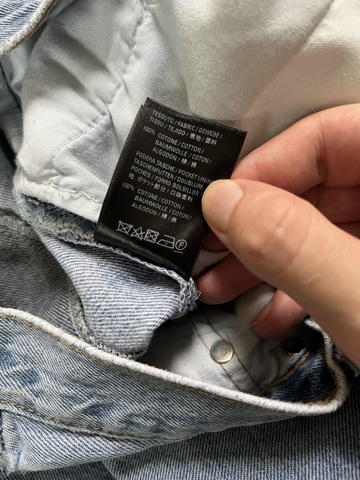 Balenciaga *RARE* Balenciaga Bicolor Denim SZ.M Size US 32 / EU 48 - 9 Thumbnail