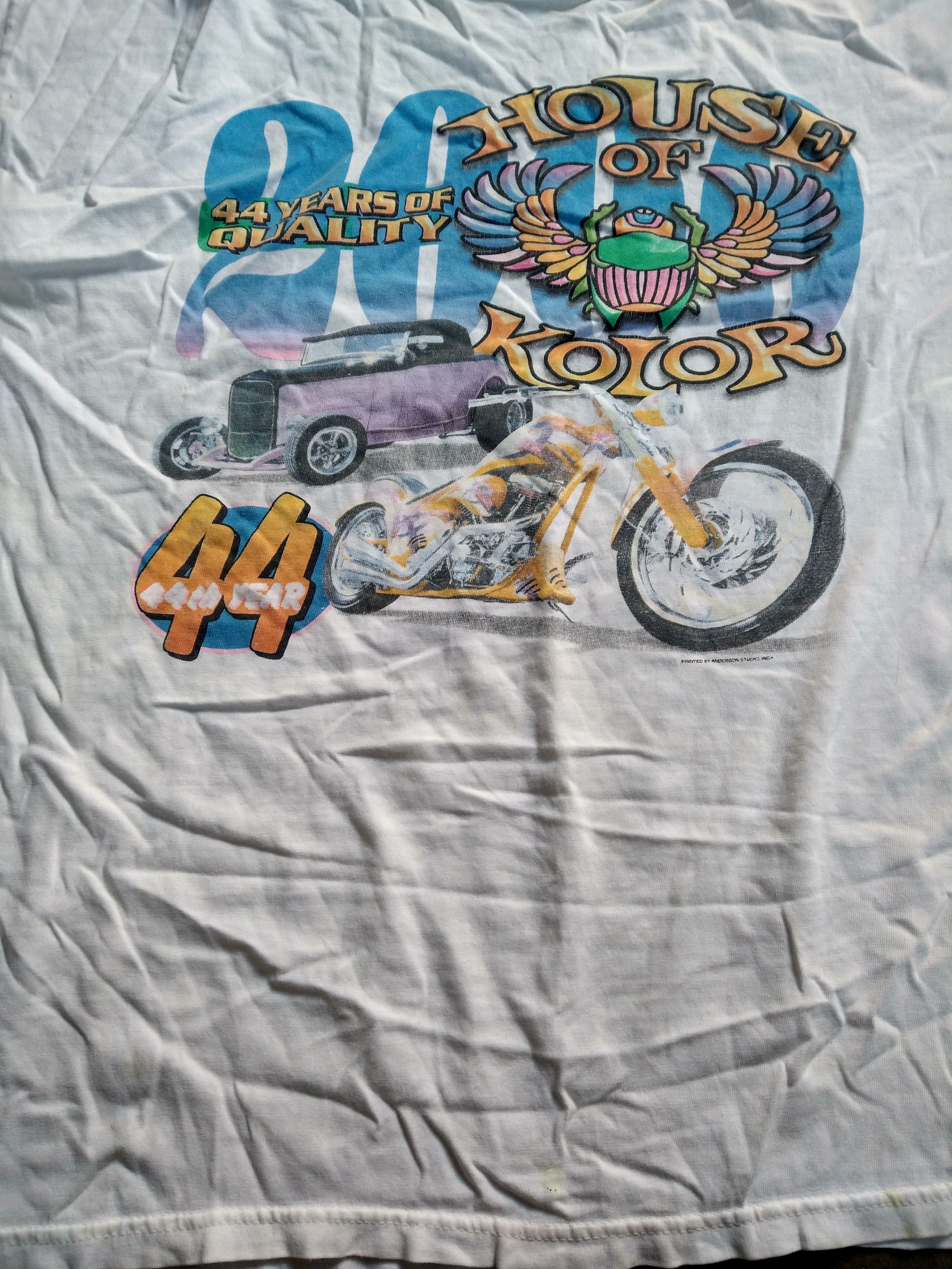Other Vintage Tshirt 2XL XXL White Cotton Short Sleeve Cars Biker Size US XXL / EU 58 / 5 - 5 Thumbnail