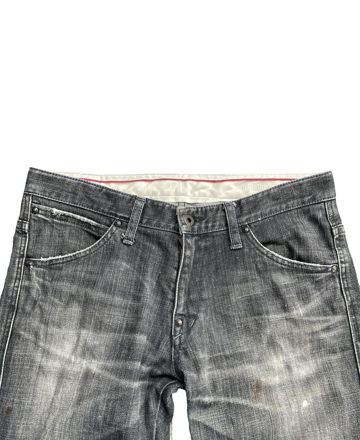 FACTOTUM × Japanese Brand × Vintage Vintage Factotum Japan Aging Wash Denim Size US 33 - 9 Thumbnail