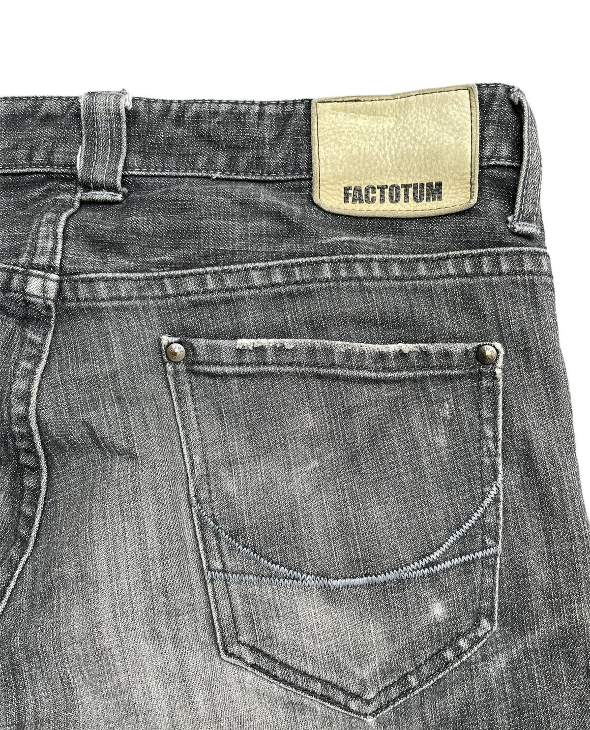 FACTOTUM × Japanese Brand × Vintage Vintage Factotum Japan Aging Wash Denim Size US 33 - 13 Thumbnail