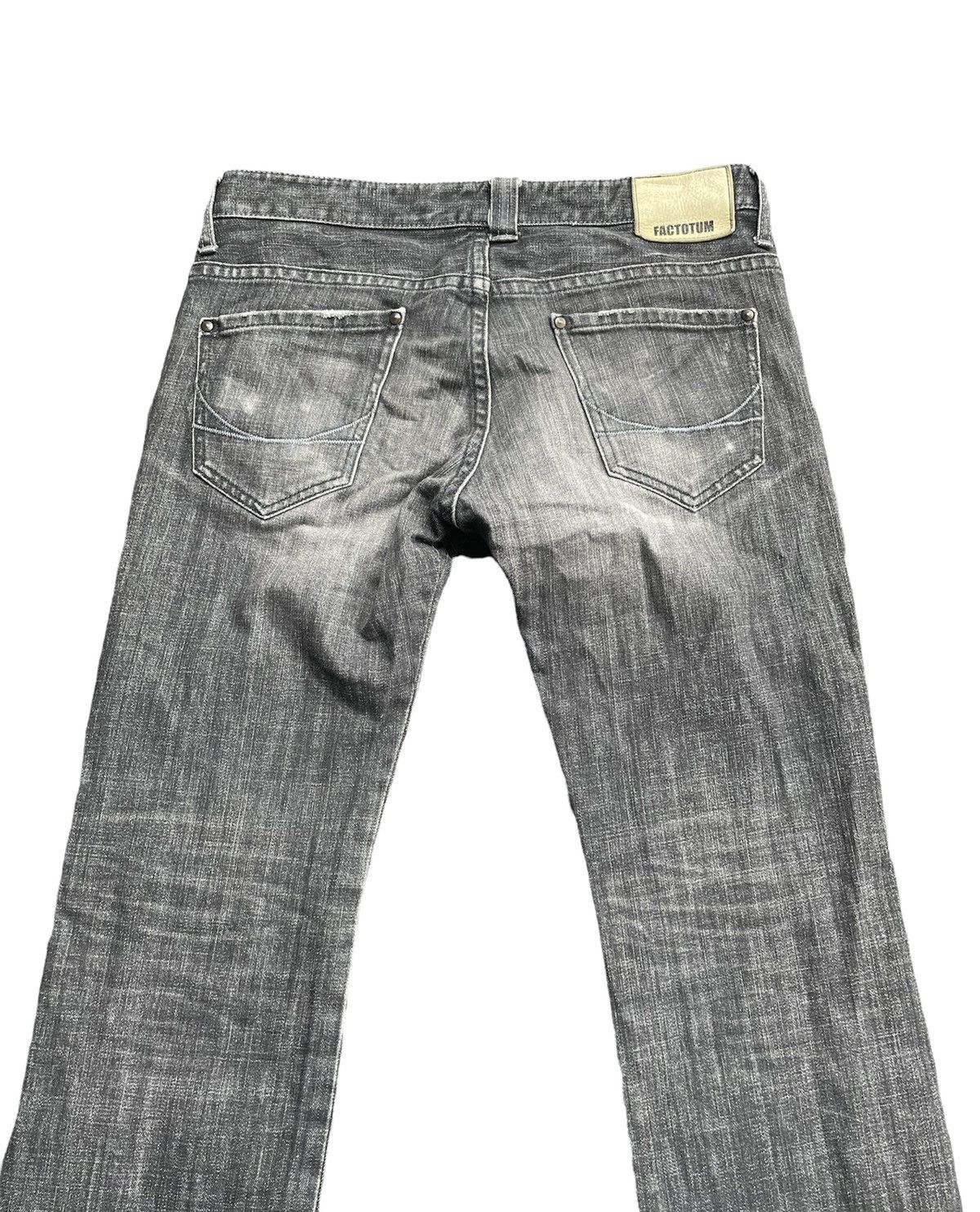 FACTOTUM × Japanese Brand × Vintage Vintage Factotum Japan Aging Wash Denim Size US 33 - 12 Thumbnail