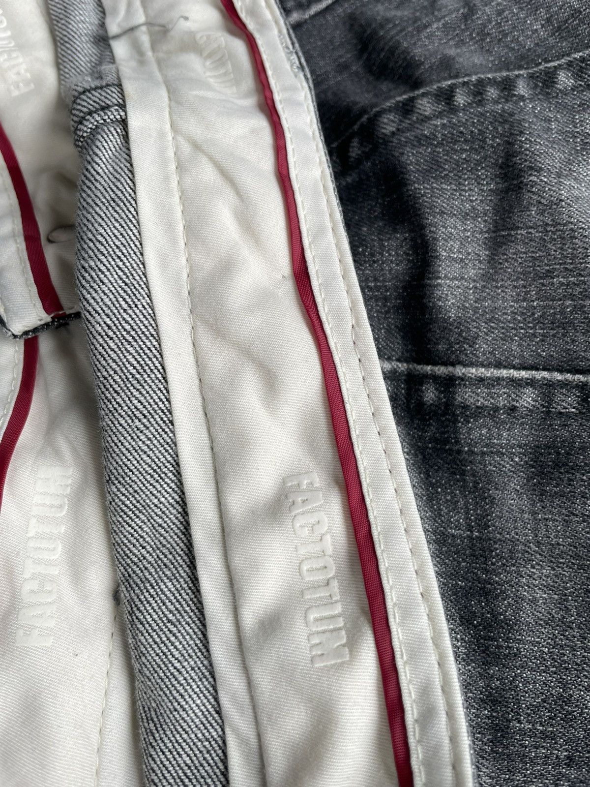 FACTOTUM × Japanese Brand × Vintage Vintage Factotum Japan Aging Wash Denim Size US 33 - 18 Thumbnail