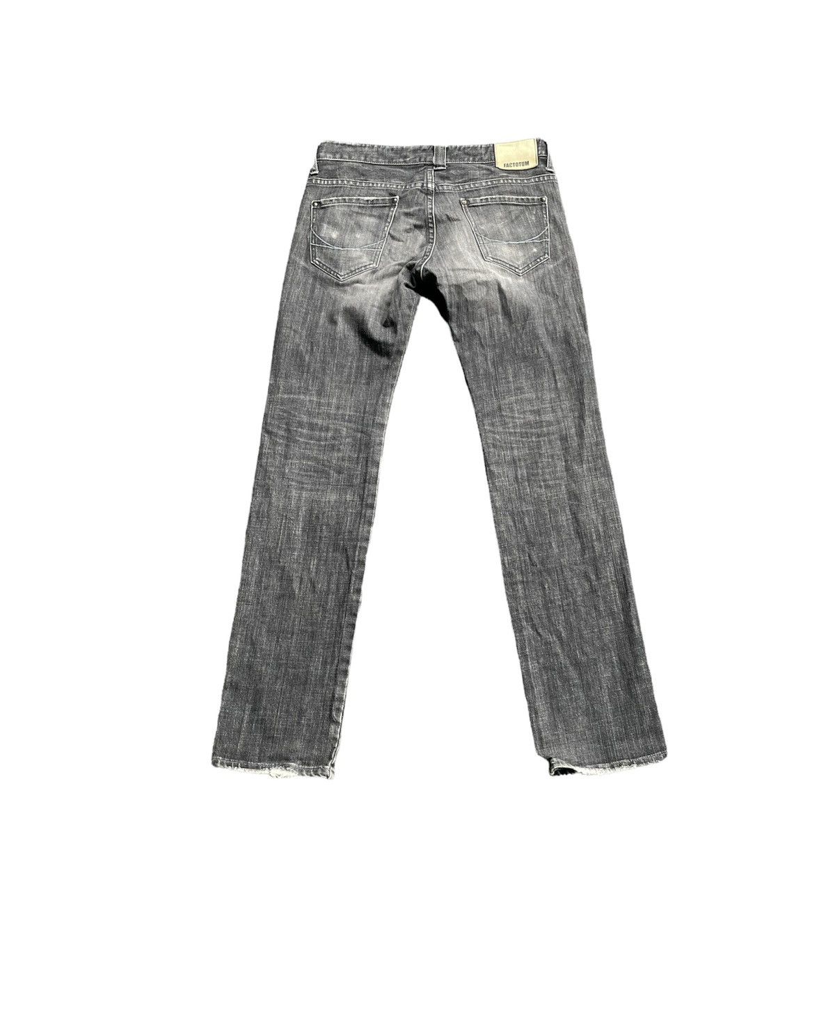 FACTOTUM × Japanese Brand × Vintage Vintage Factotum Japan Aging Wash Denim Size US 33 - 11 Thumbnail