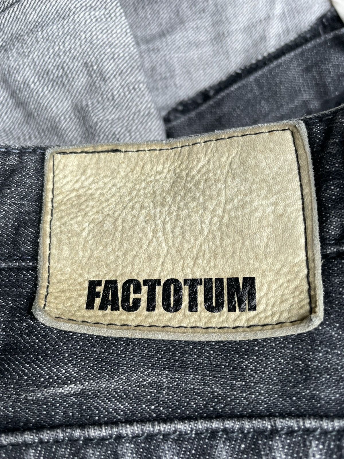 FACTOTUM × Japanese Brand × Vintage Vintage Factotum Japan Aging Wash Denim Size US 33 - 16 Thumbnail