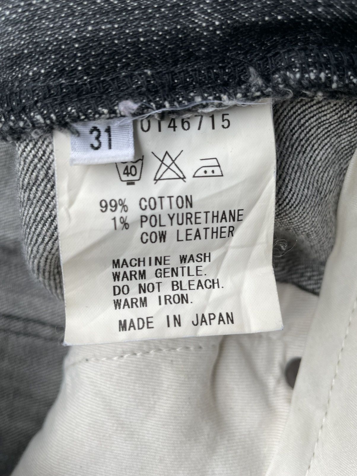 FACTOTUM × Japanese Brand × Vintage Vintage Factotum Japan Aging Wash Denim Size US 33 - 19 Thumbnail