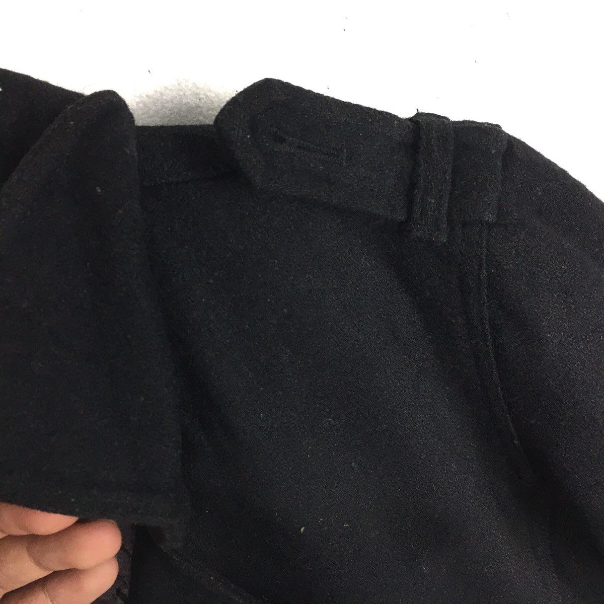 Japanese Brand Vintage RAYMOND BASQUIAT Peacoat Wool Size US S / EU 44-46 / 1 - 10 Thumbnail