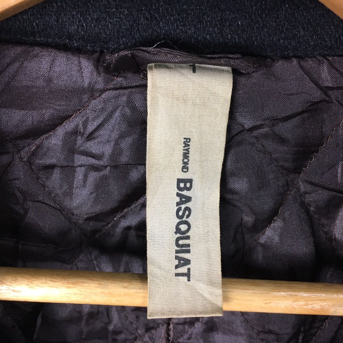 Japanese Brand Vintage RAYMOND BASQUIAT Peacoat Wool Size US S / EU 44-46 / 1 - 6 Thumbnail