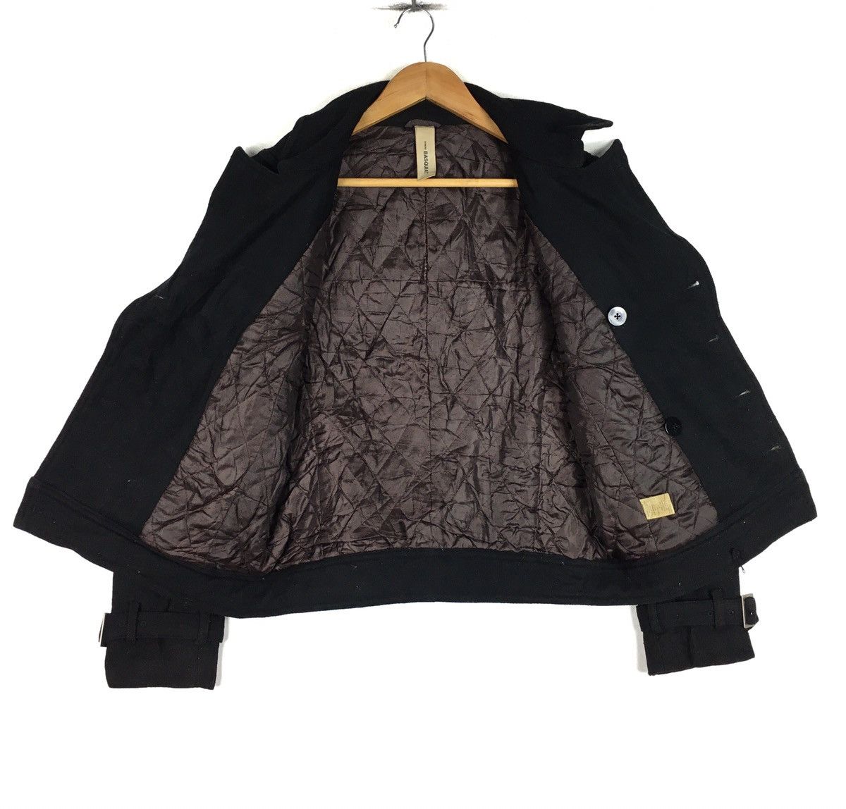 Japanese Brand Vintage RAYMOND BASQUIAT Peacoat Wool Size US S / EU 44-46 / 1 - 5 Thumbnail