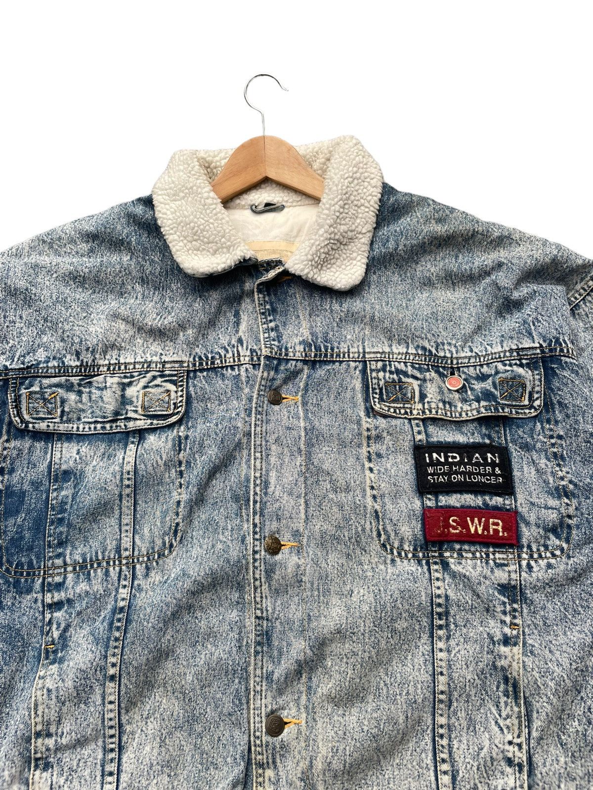Vintage Vintage 601 Gears Unique Red Sonja Marvel Denim Jacket Size US XL / EU 56 / 4 - 3 Thumbnail