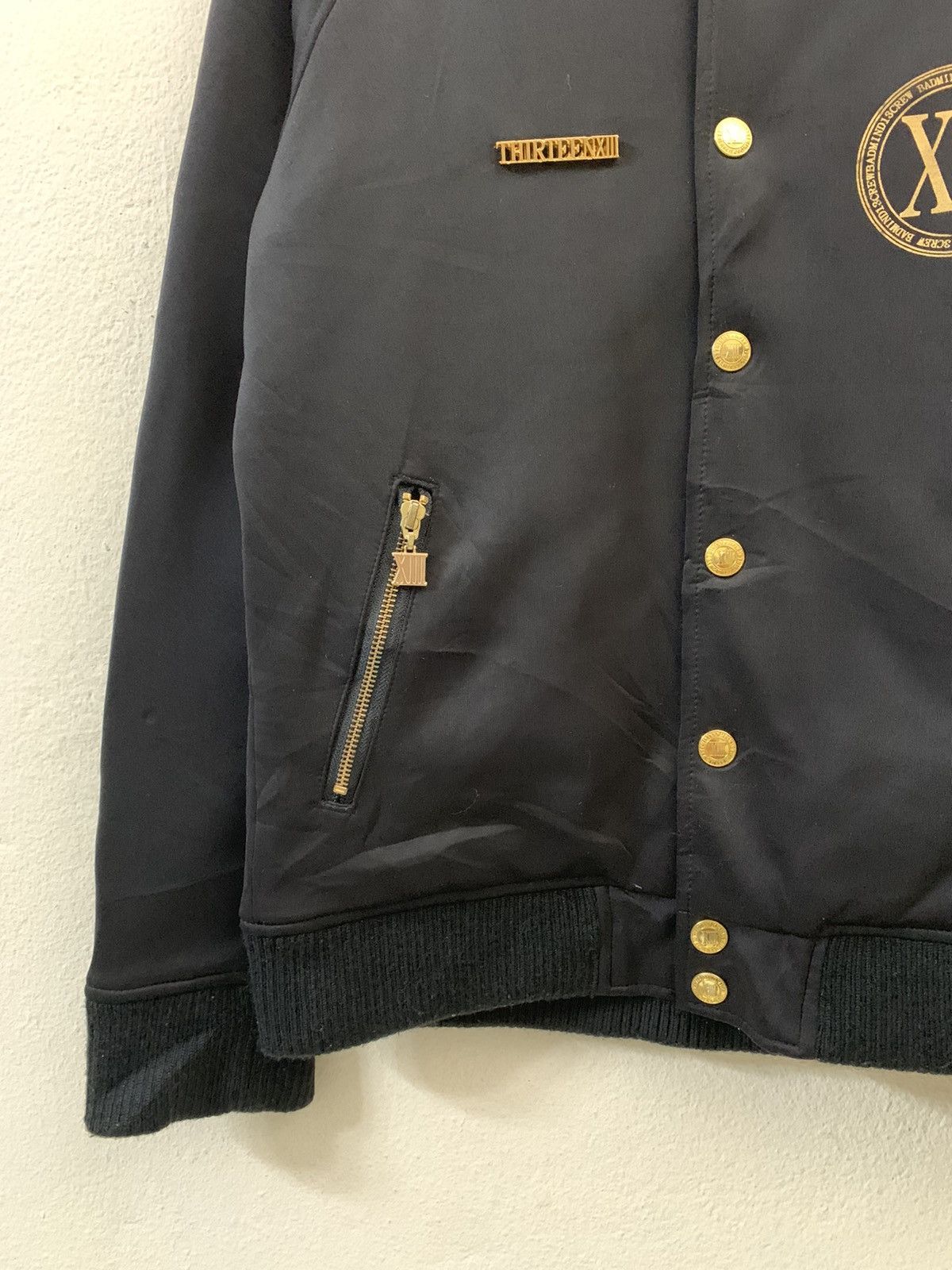 Japanese Brand Thirteen Japan Embroidery Spellout Jacket Size US S / EU 44-46 / 1 - 3 Thumbnail