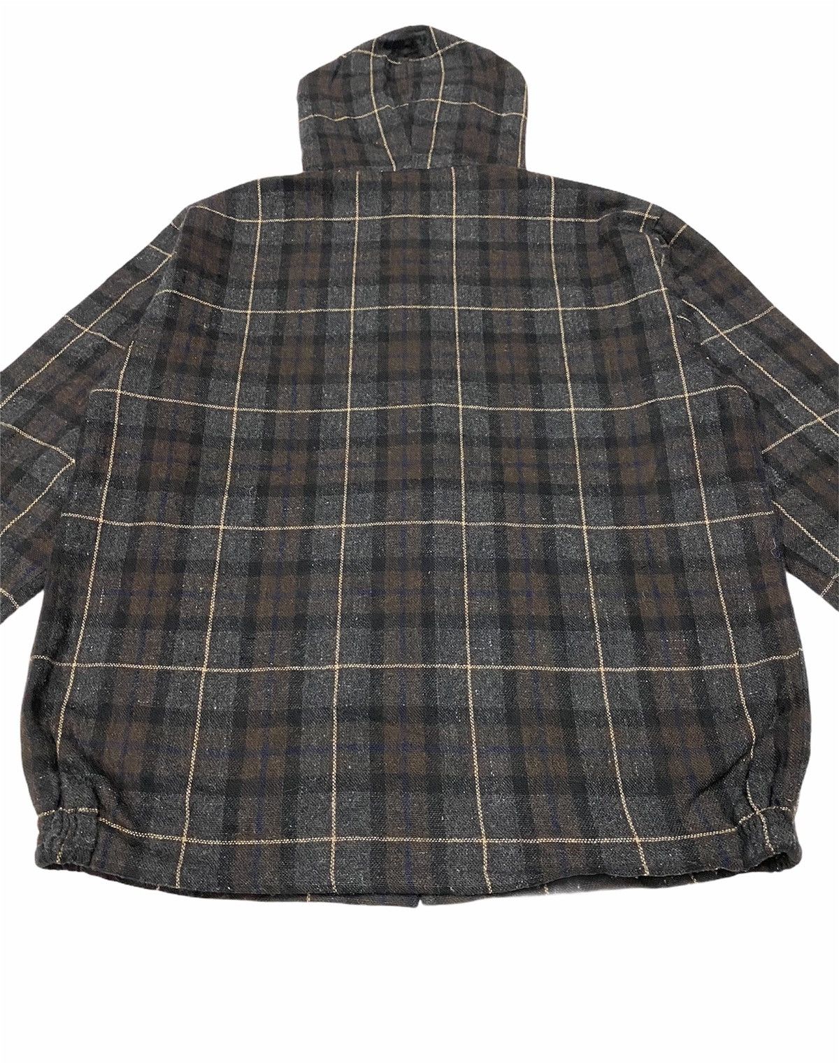 Japanese Brand Mellow People Japanese Brand Plaid Hooded Jacket Size US M / EU 48-50 / 2 - 4 Thumbnail