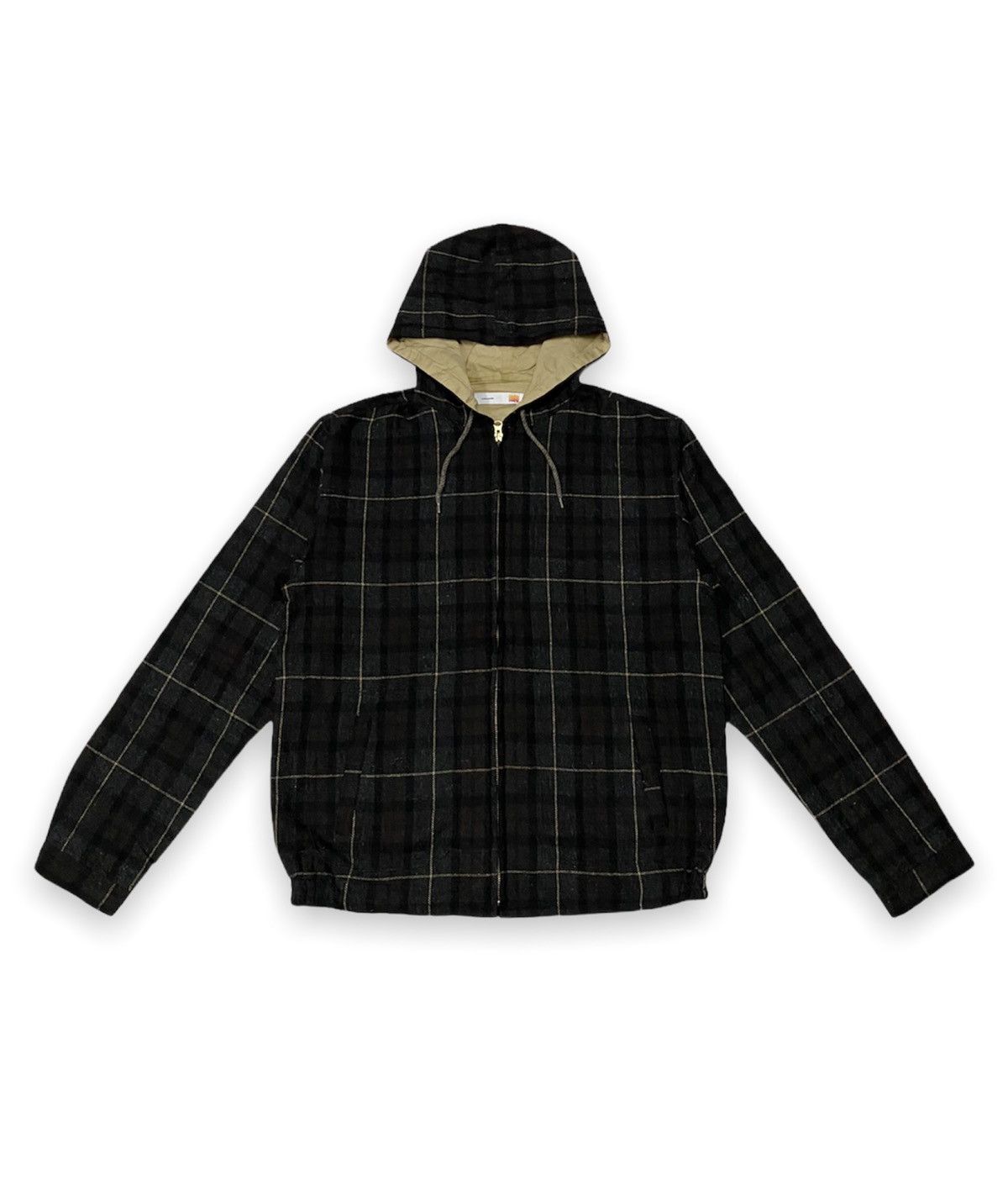 Japanese Brand Mellow People Japanese Brand Plaid Hooded Jacket Size US M / EU 48-50 / 2 - 1 Thumbnail