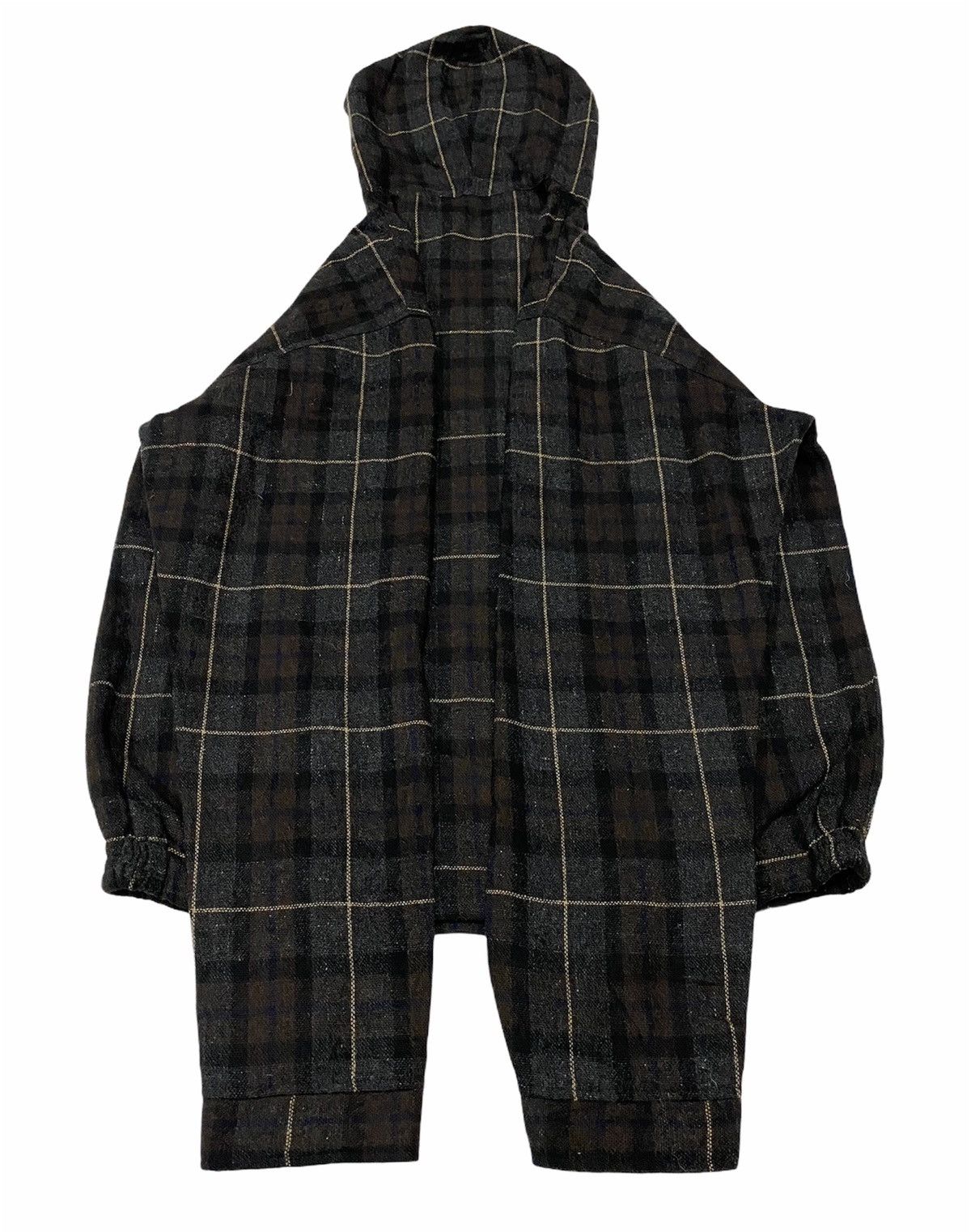 Japanese Brand Mellow People Japanese Brand Plaid Hooded Jacket Size US M / EU 48-50 / 2 - 6 Thumbnail